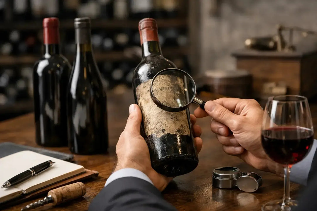 Come valutare un'etichetta di vino rara con criterio