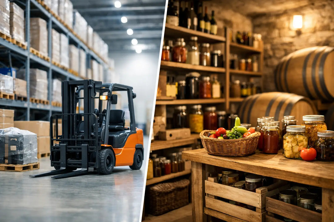 Magazzino professionale o cantina domestica?