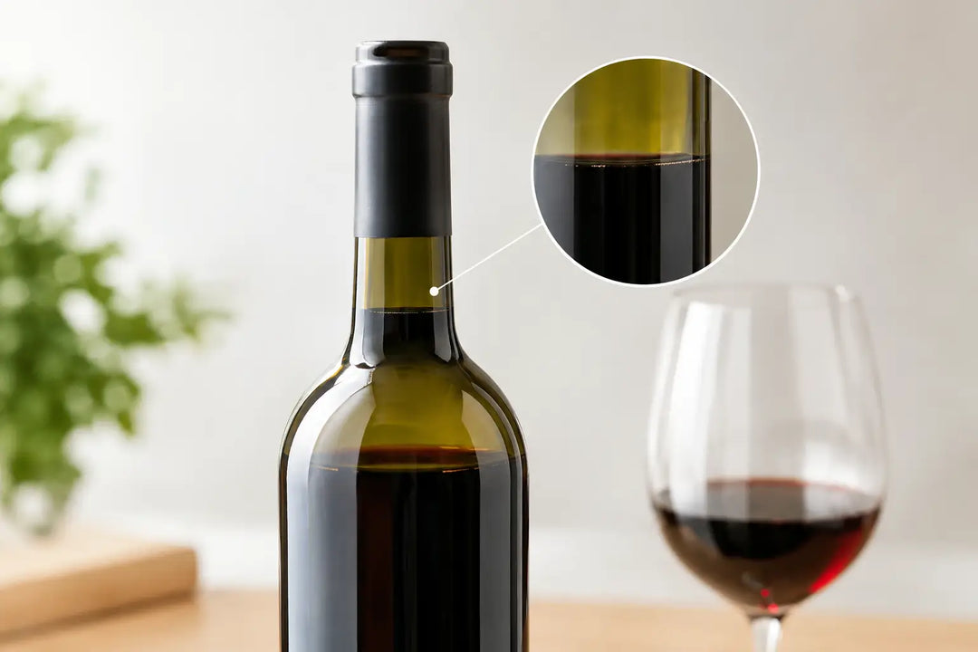 Cosa indica il livello ullage in una bottiglia?