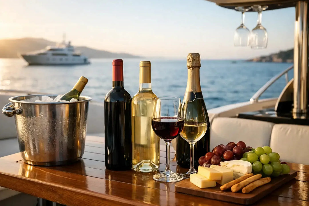 Fornitura vino per yacht: cosa conta davvero