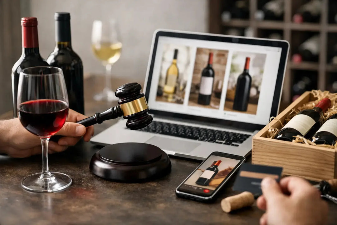 Aste digitali di vino: come acquistare bene