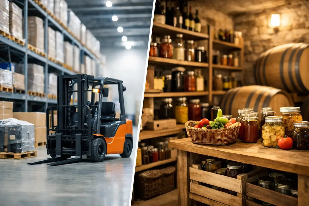 Magazzino professionale o cantina domestica?