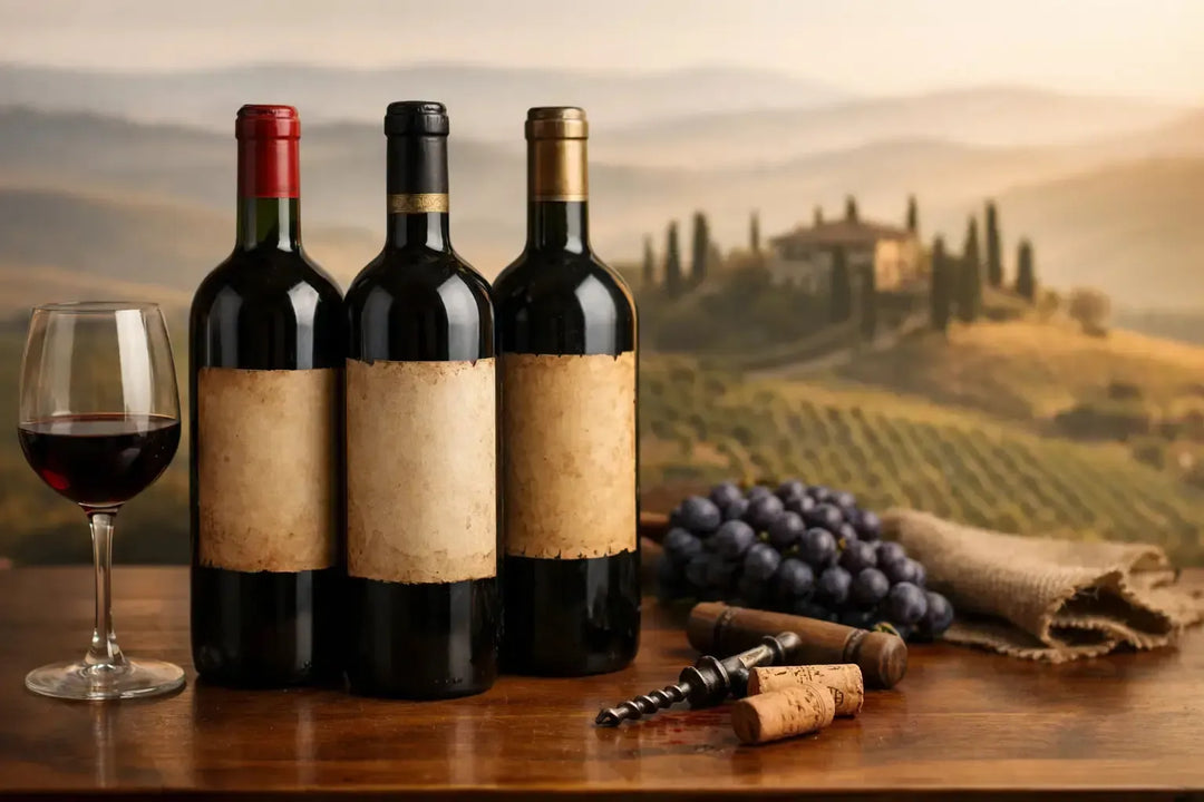 Etichette iconiche della Toscana da collezione
