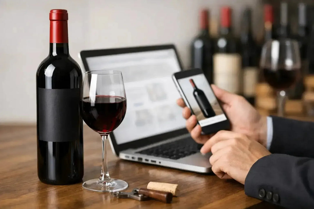 Vino con foto bottiglia reale: comprare con fiducia