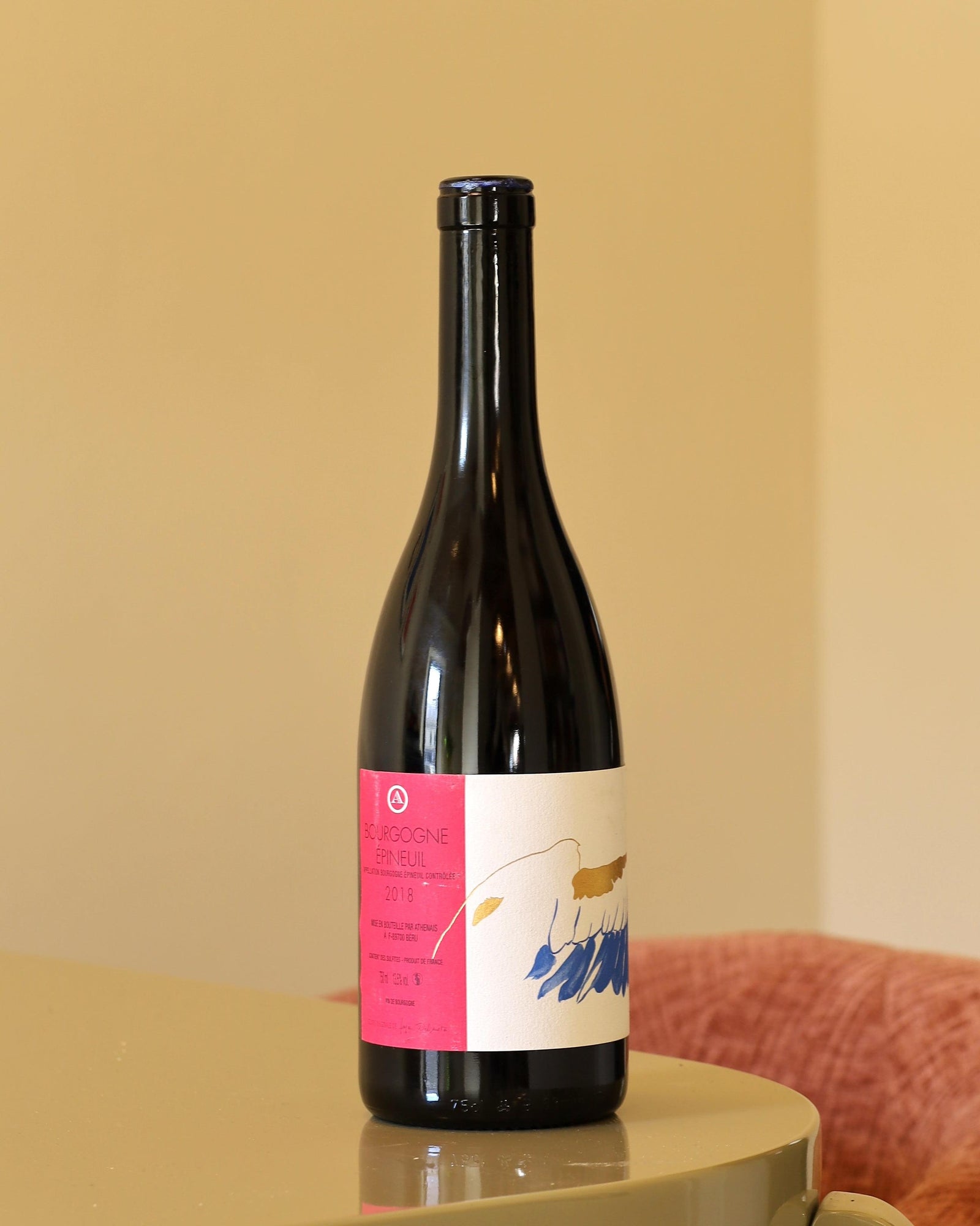Athenais Bourgogne Epineuil Rouge 2018 AOC 0,75l Bottle