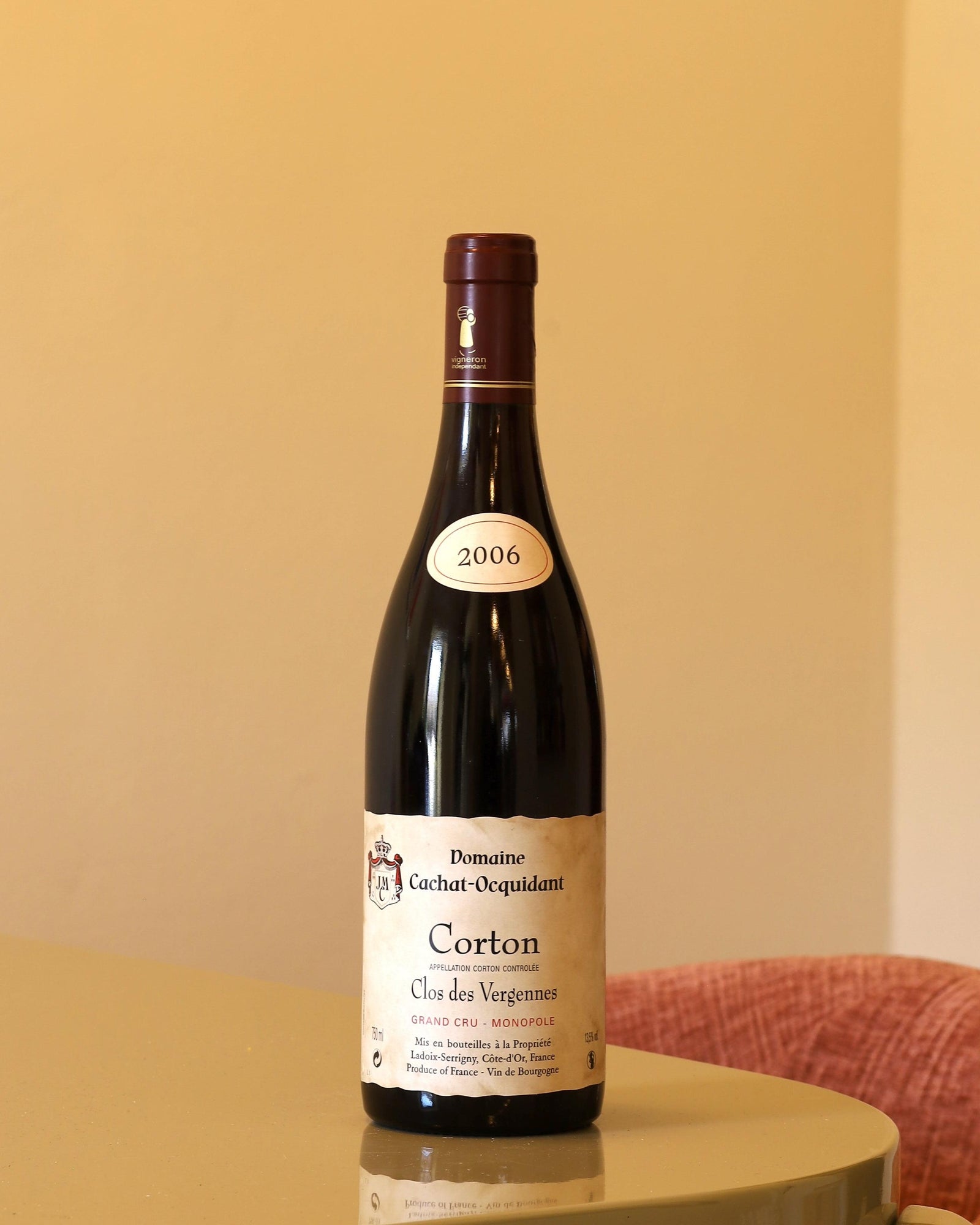 Cachat-Ocquidant Corton Grand Cru Clos des Vergennes Monopole 2006 0,75l Bottle
