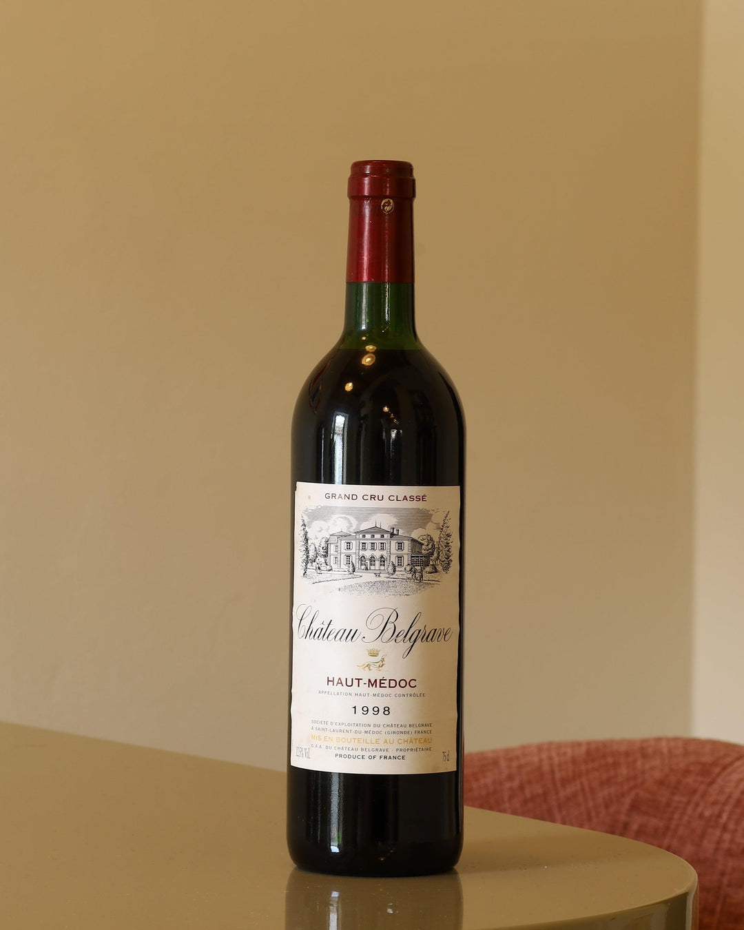 Chateau Belgrave Haut-Medoc 1998 AOC 0,75l Bottle