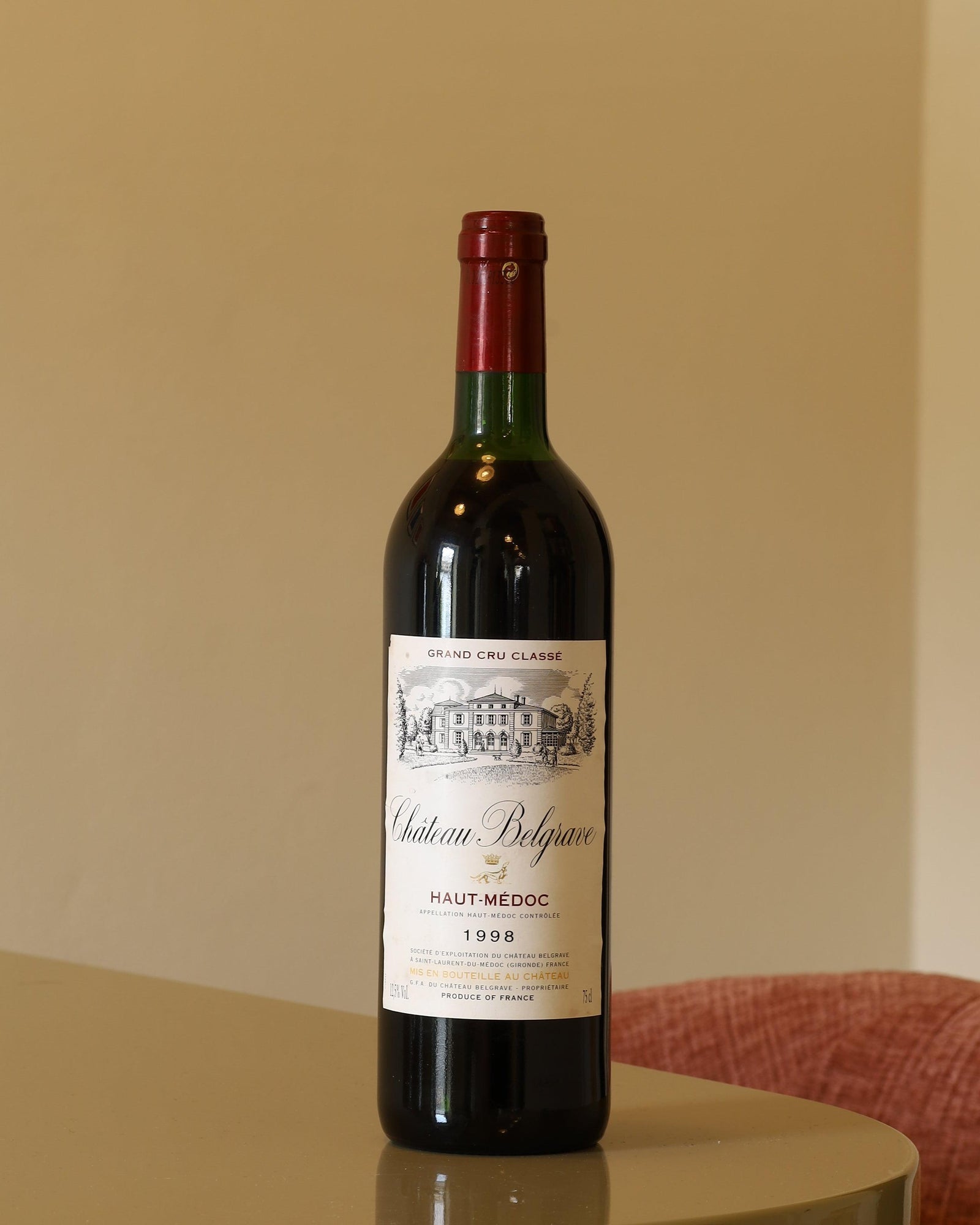 Chateau Belgrave Haut-Medoc 1998 AOC 0,75l Bottle