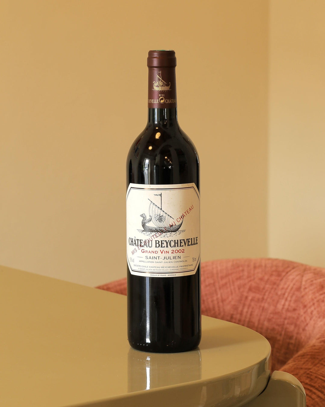 Chateau Beychevelle  Saint-Julien Rouge 2002 AOC 0,75l Bottle