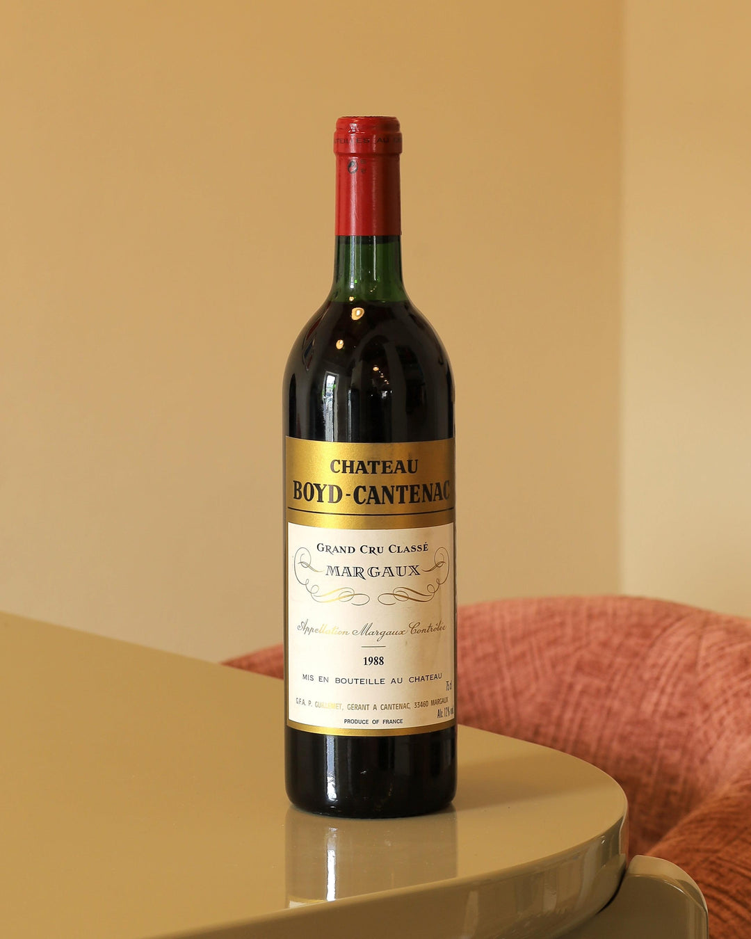 Chateau Boyd-Cantenac  Margaux Rouge 1988 AOC 0,75l Bottle