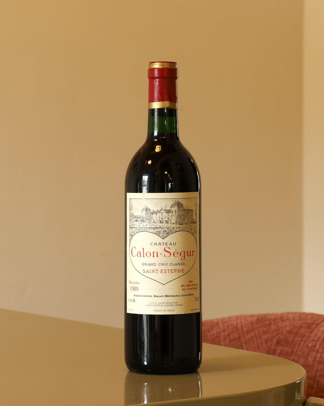 Chateau Calon Segur Saint-Estephe Rouge 1989 AOC 0,75l Bottle