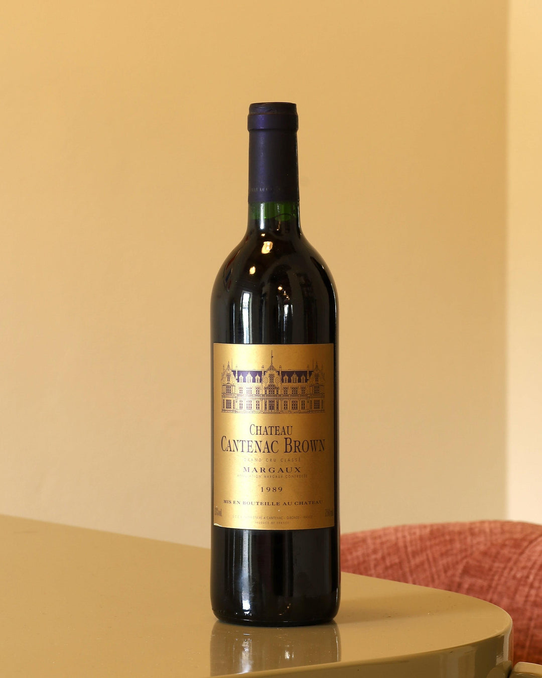 Chateau Cantenac Brown  Margaux Rouge 1989 AOC 0,75l Bottle