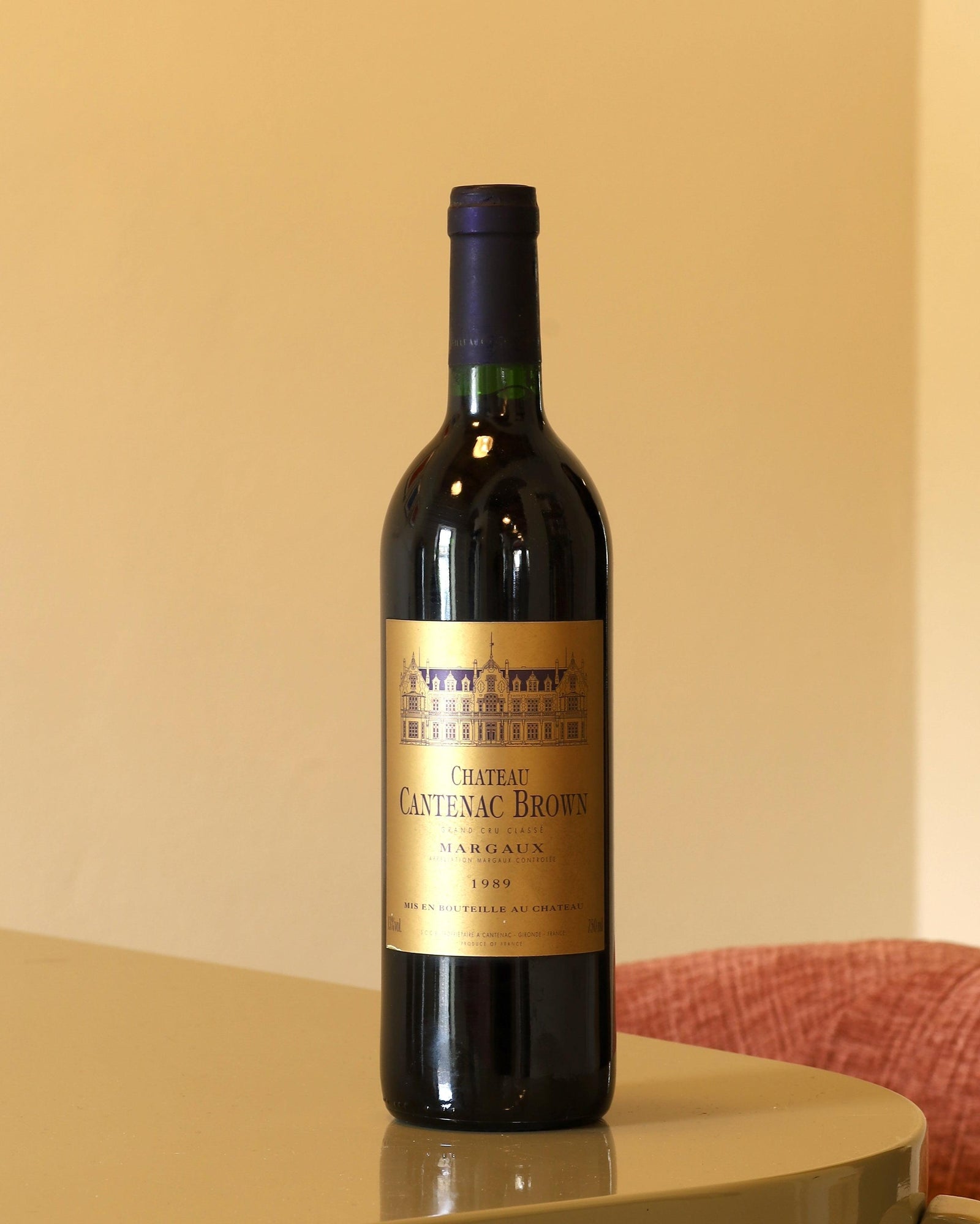 Chateau Cantenac Brown  Margaux Rouge 1989 AOC 0,75l Bottle