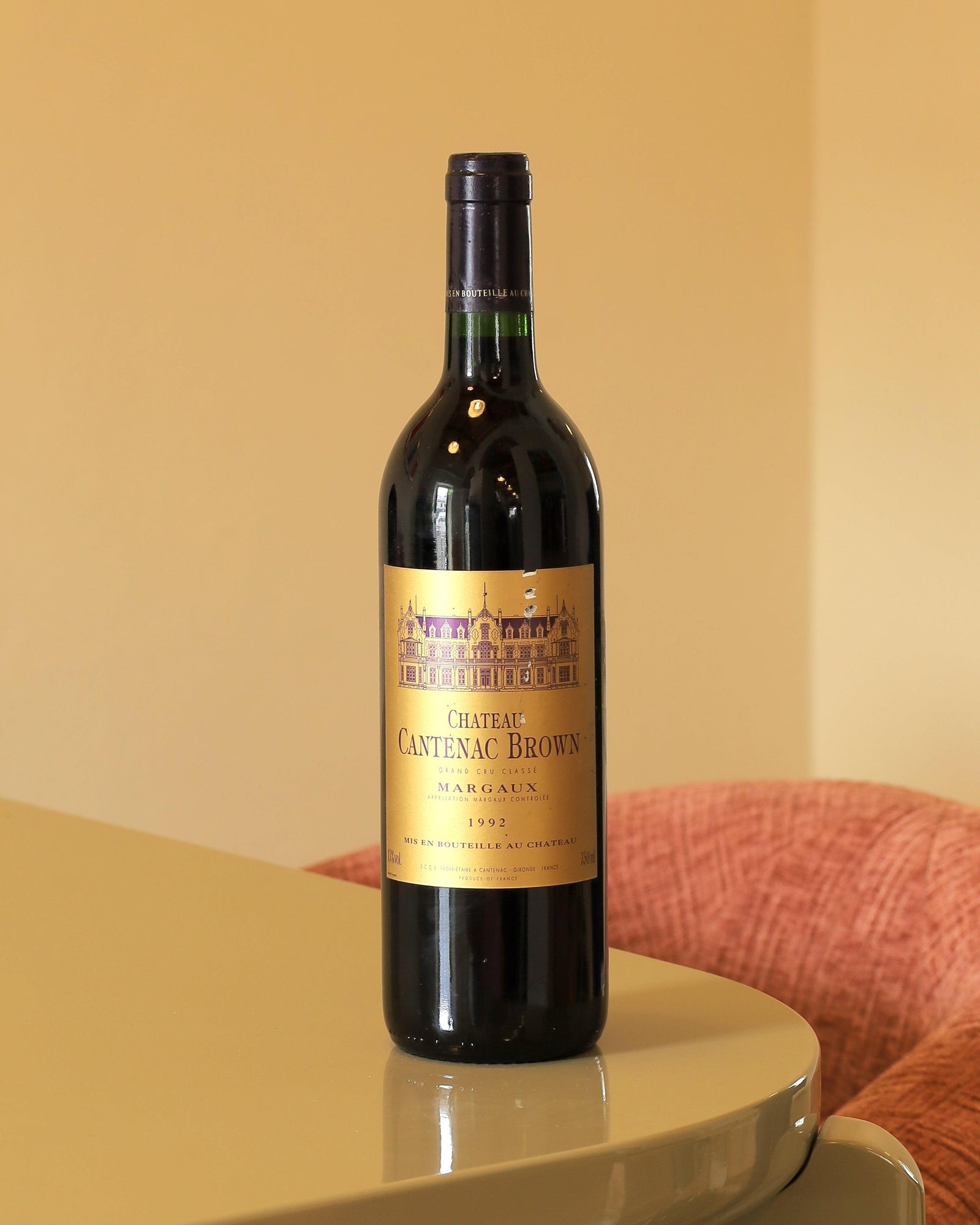Chateau Cantenac Brown  Margaux Rouge 1992 AOC 0,75l Bottle