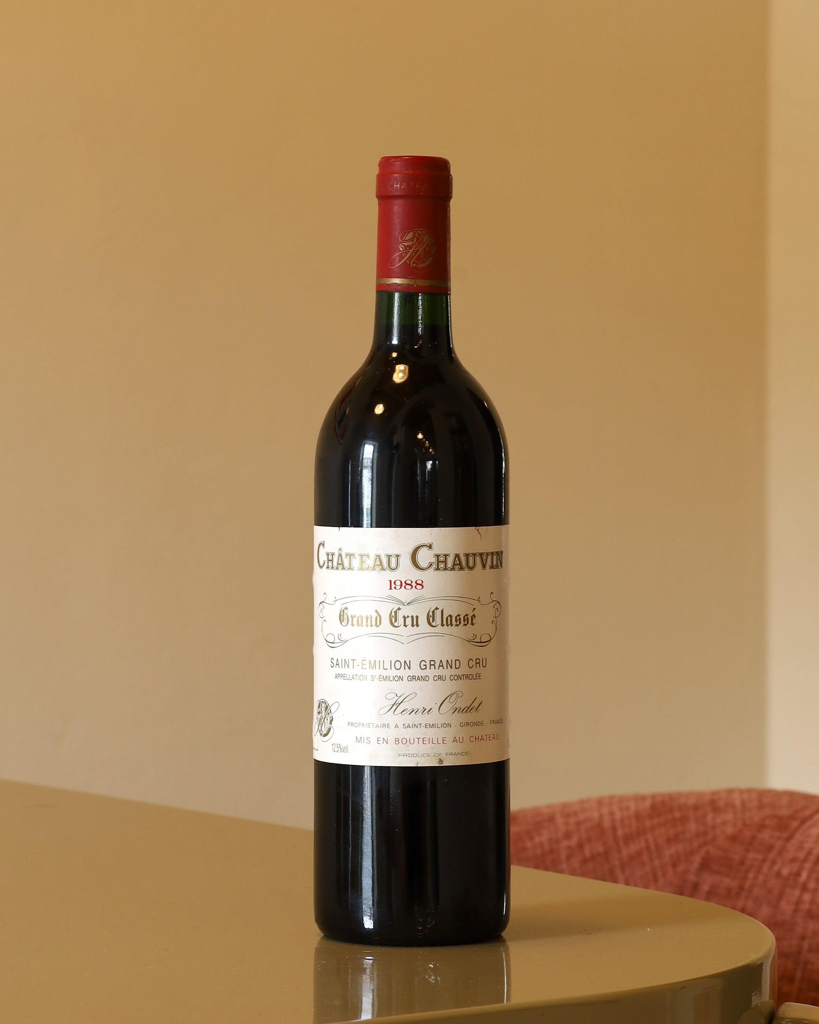 Chateau Chauvin Saint-Emilion Grand Cru 1988 AOC 0,75l Bottle