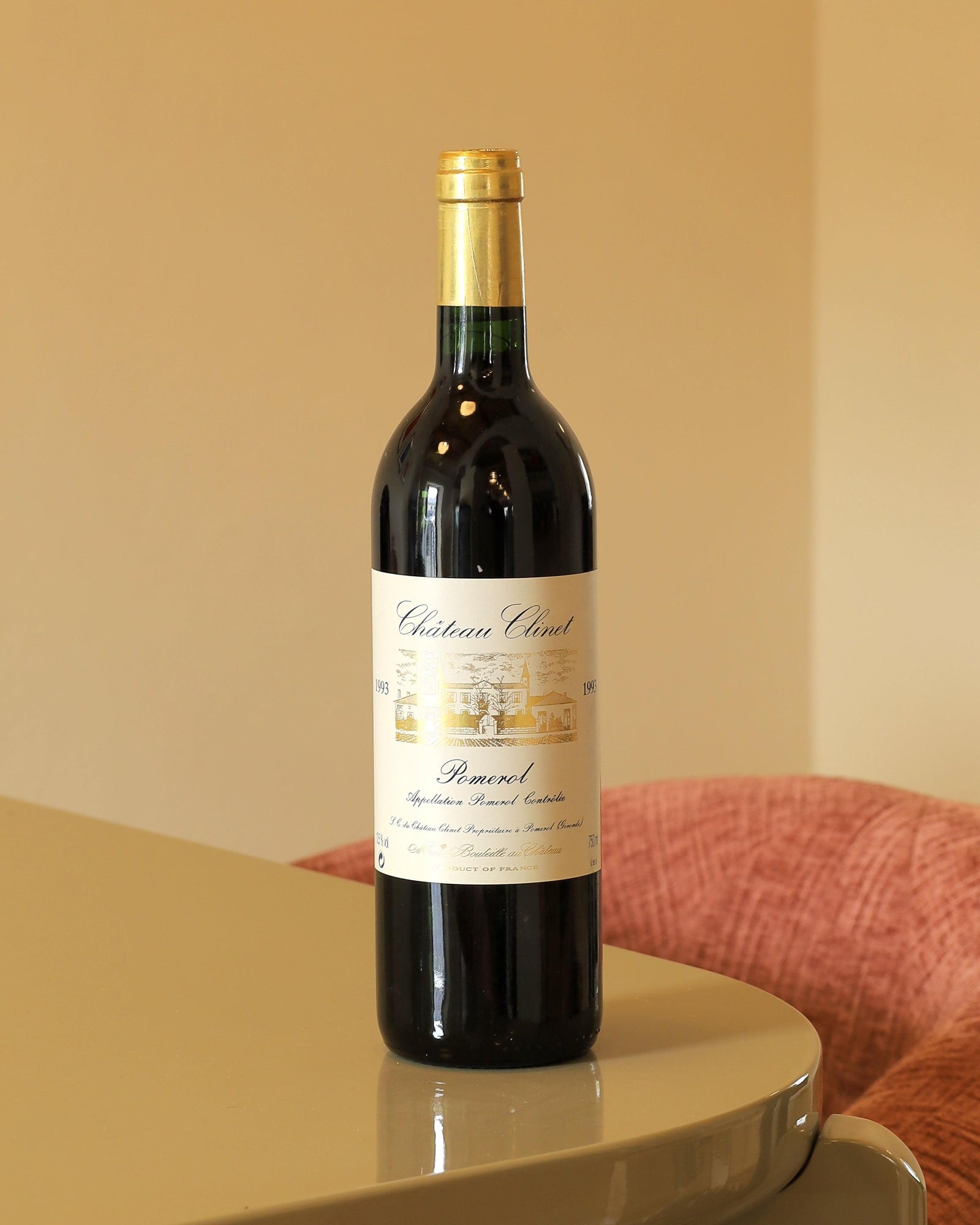 Chateau Clinet  Pomerol Rouge 1993 AOC 0,75l Bottle