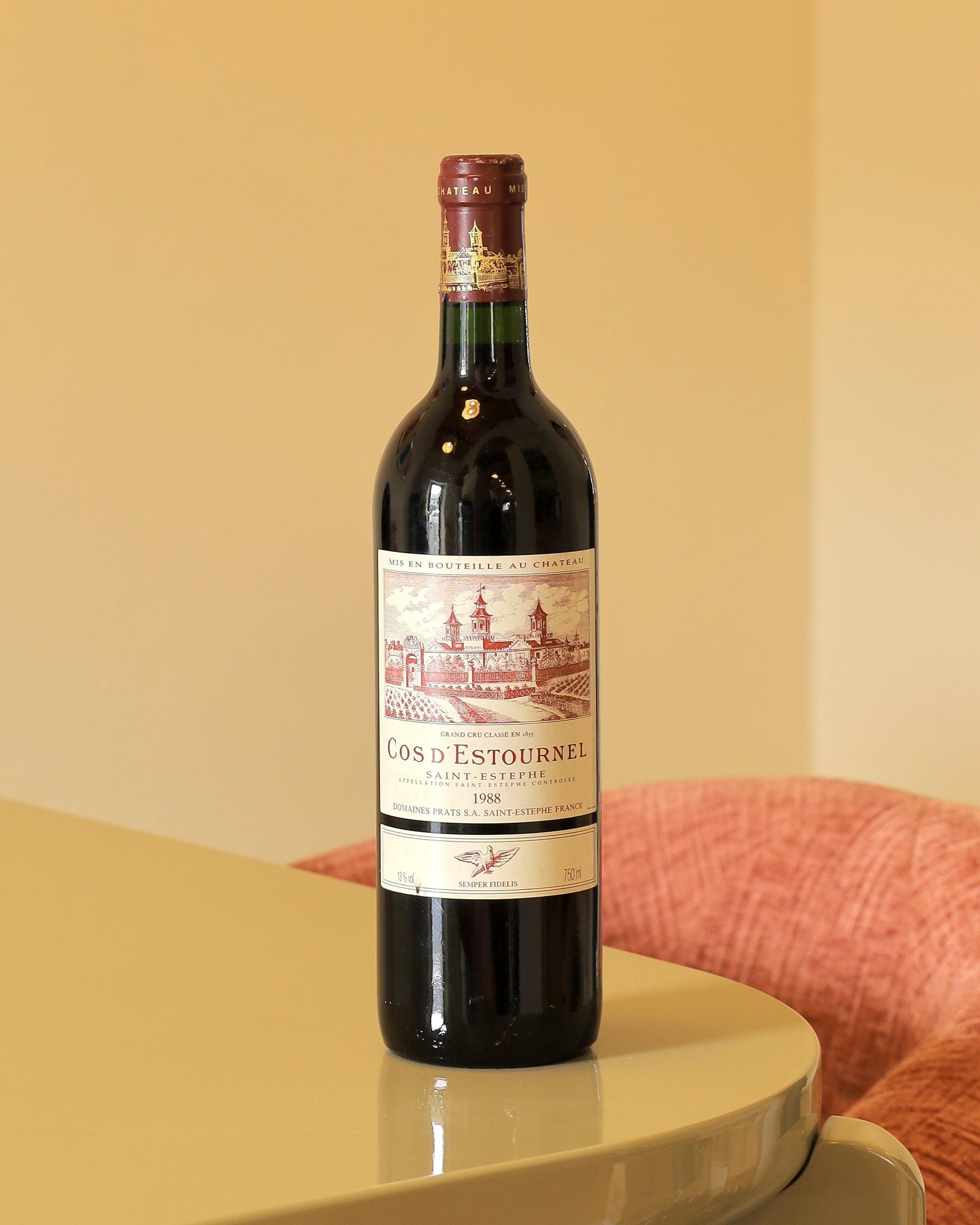 Chateau Cos d'Estournel  Saint-Estephe 1988 AOC 0,75l Bottle