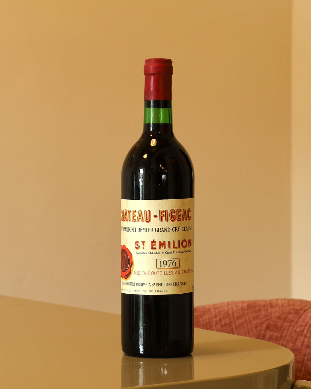 Chateau Figeac Saint-Emilion Grand Cru 1976 AOC 0,75l Bottle