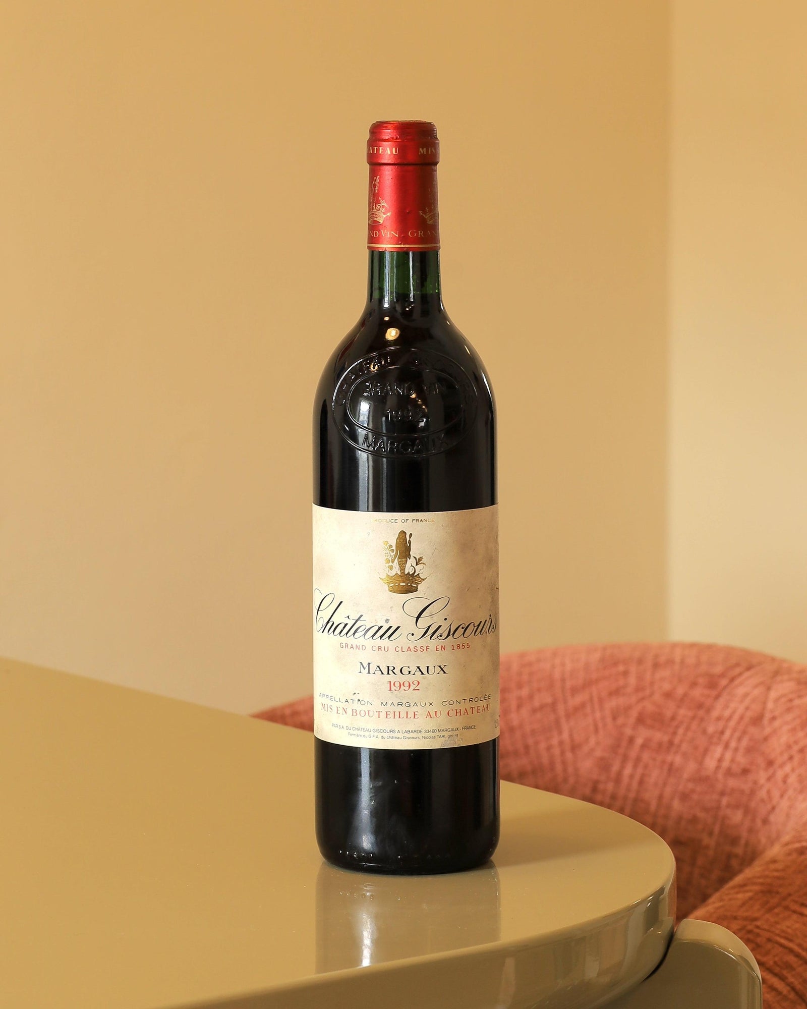 Chateau Giscours  Margaux Rouge 1992 AOC 0,75l Bottle