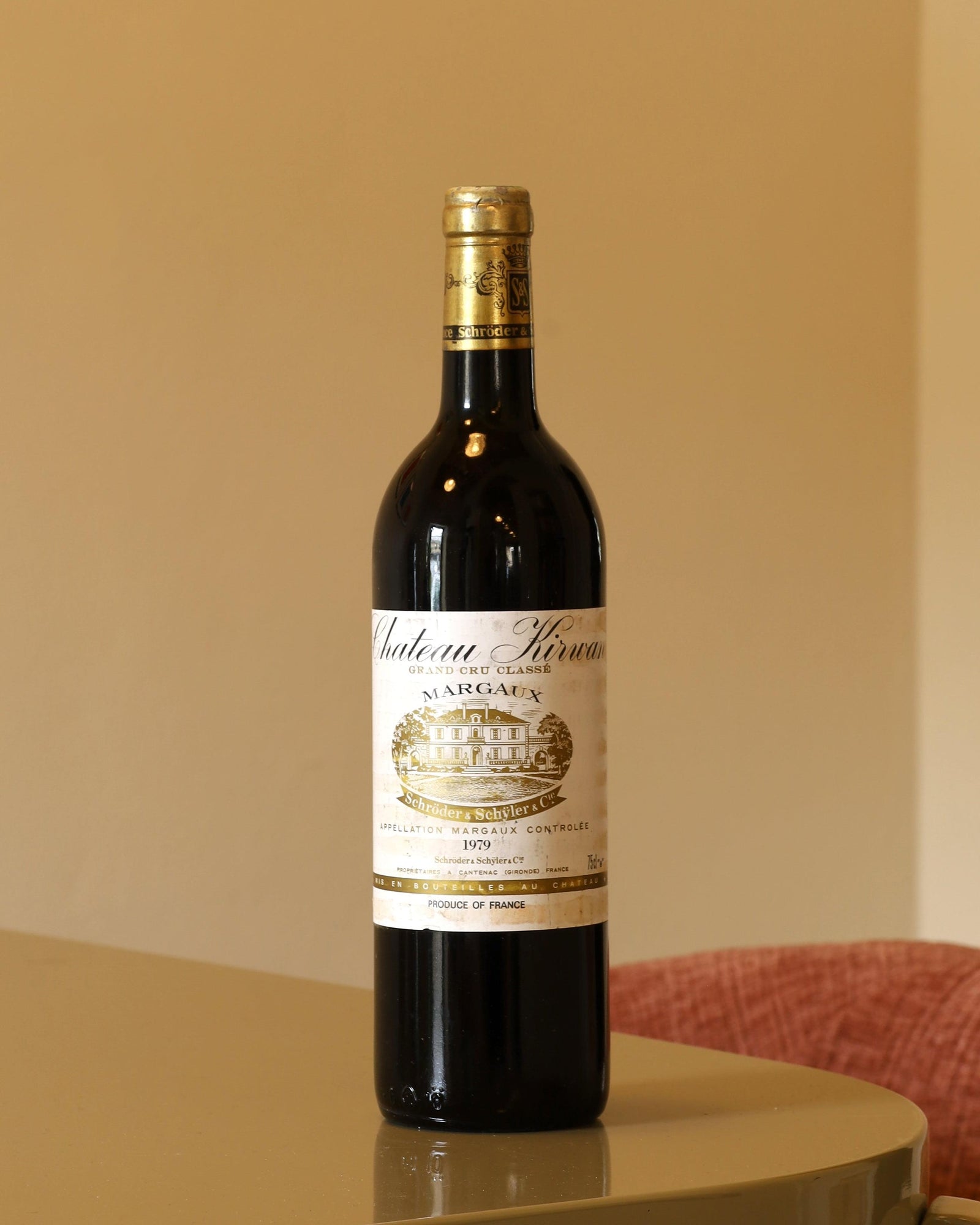 Chateau Kirwan Margaux Rouge 1979 AOC 0,75l Bottle