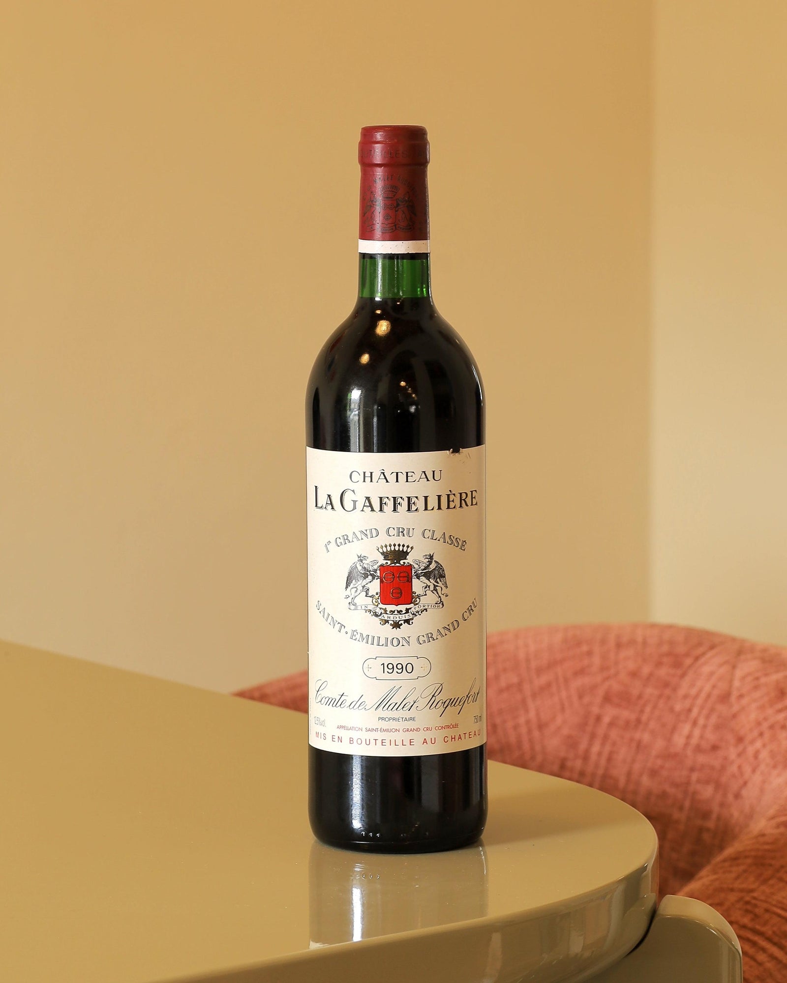 Chateau La Gaffeliere Saint-Emilion Grand Cru 1990 AOC 0,75l Bottle