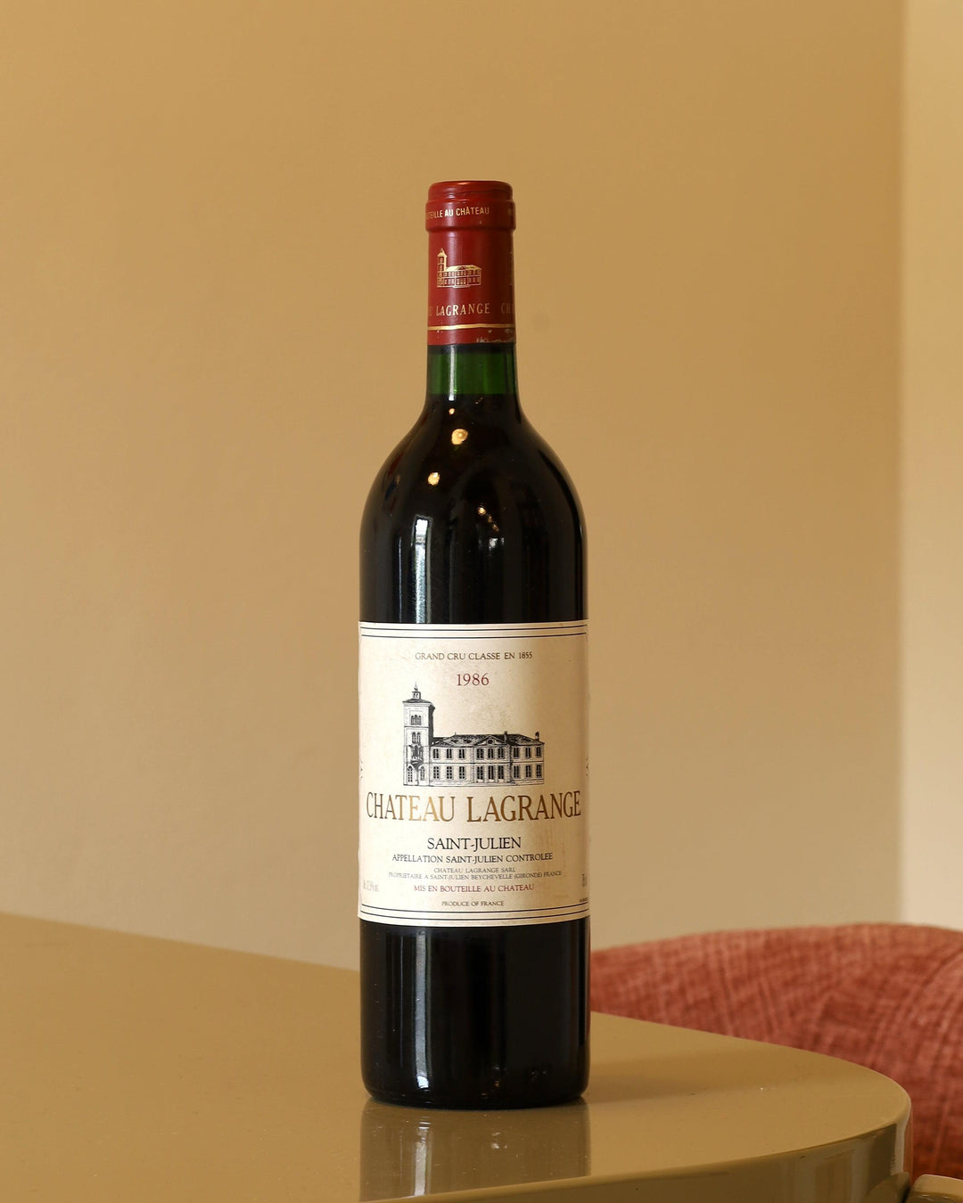 Chateau Lagrang Saint Julien Rouge 1986 AOC 0,75l Bottle