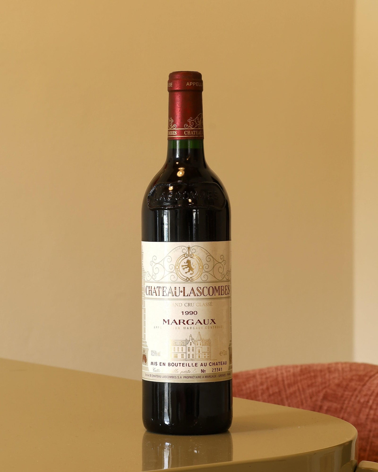 Chateau Lascombes Margaux Rouge 1990 AOC 0,75l Bottle