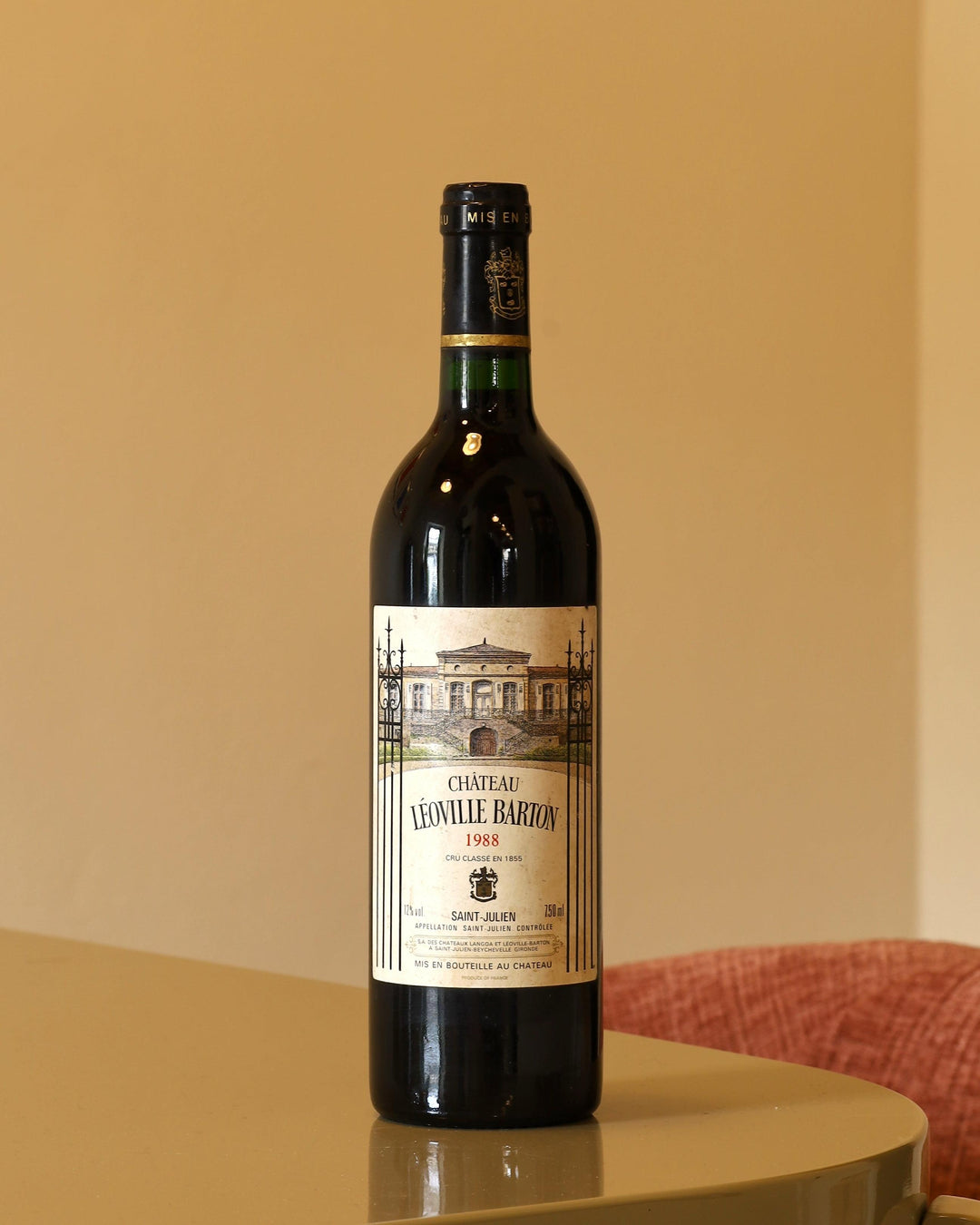 Chateau Leoville Barton Saint Julien Rouge 1988 AOC 0,75l Bottle