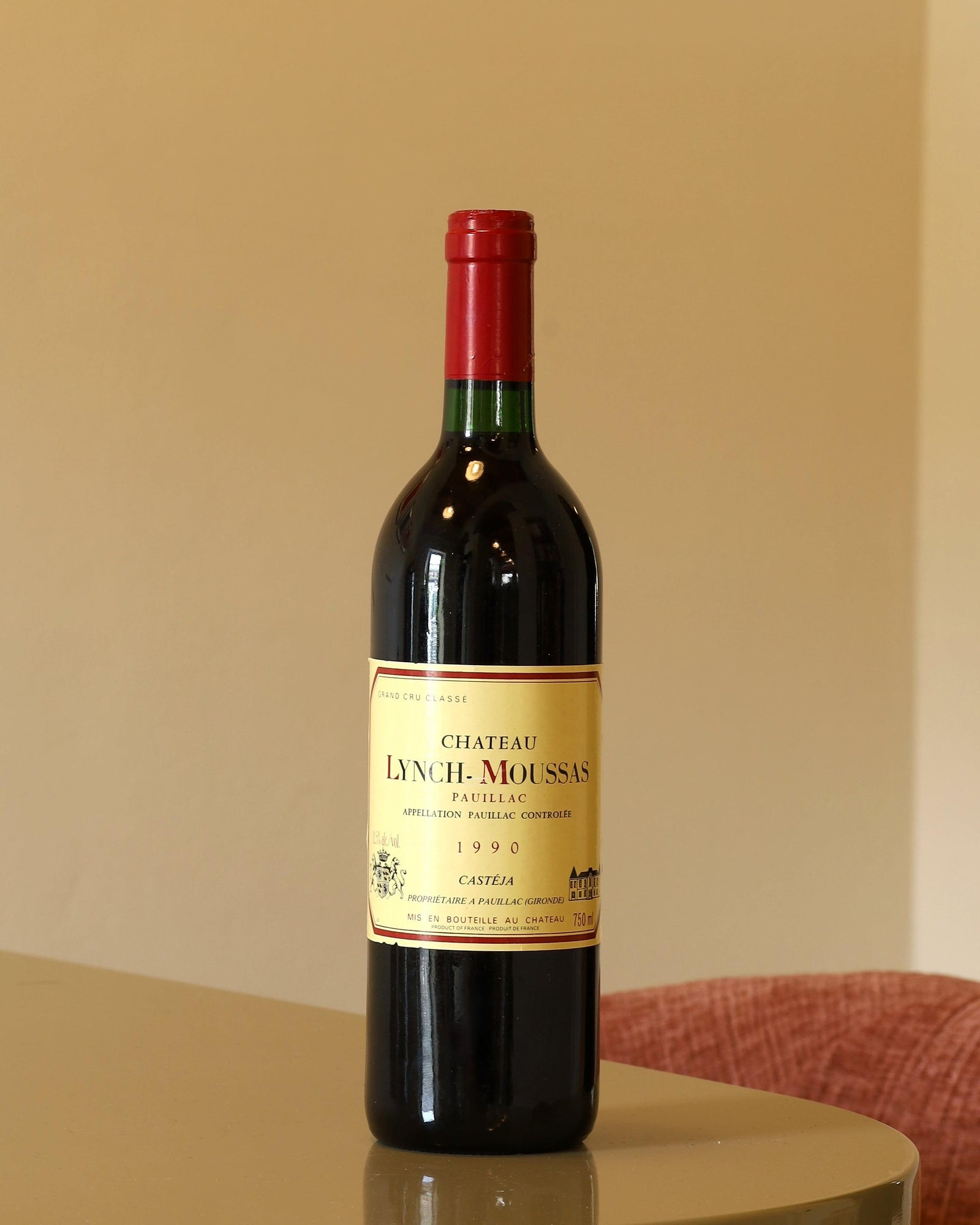 Chateau Lynch-Moussas Pauillac 1990 AOC 0,75l Bottle