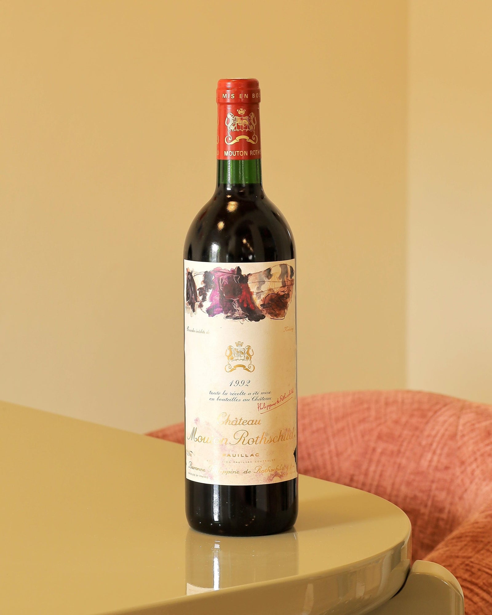 Chateau Mouton Rothschild  Pauillac Rouge 1992 AOC 0,75l Bottle