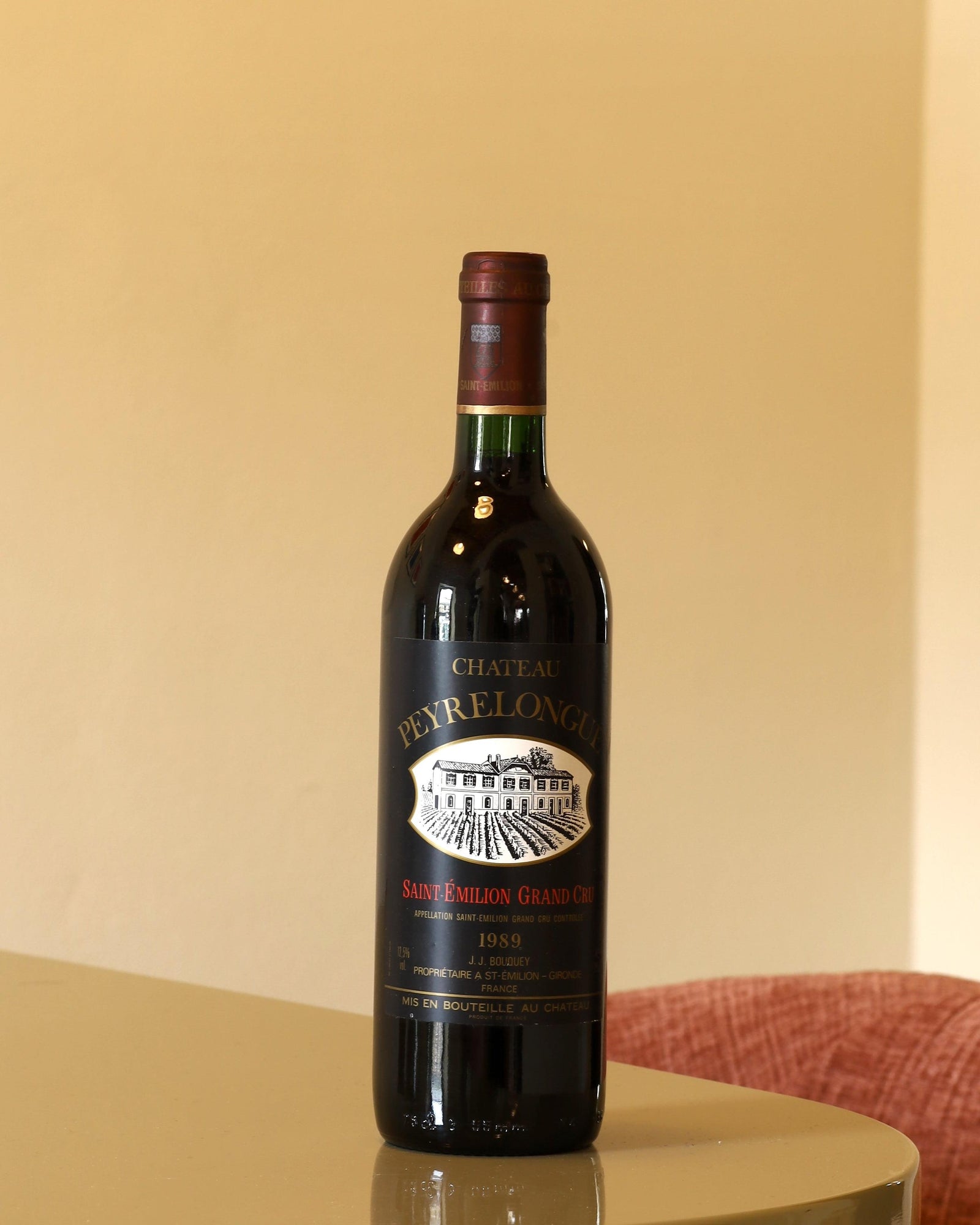 Chateau Peyrelongue Saint-Emilion Grand Cru 1989 AOC 0,75l Bottle