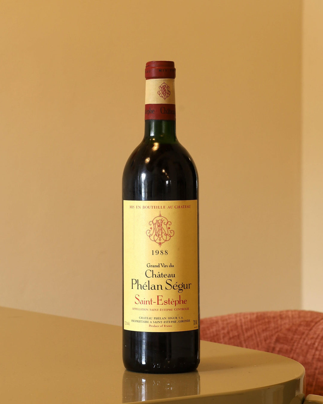 Chateau Phelan Segur  Saint-Estephe Rouge  1988 AOC 0,75l Bottle