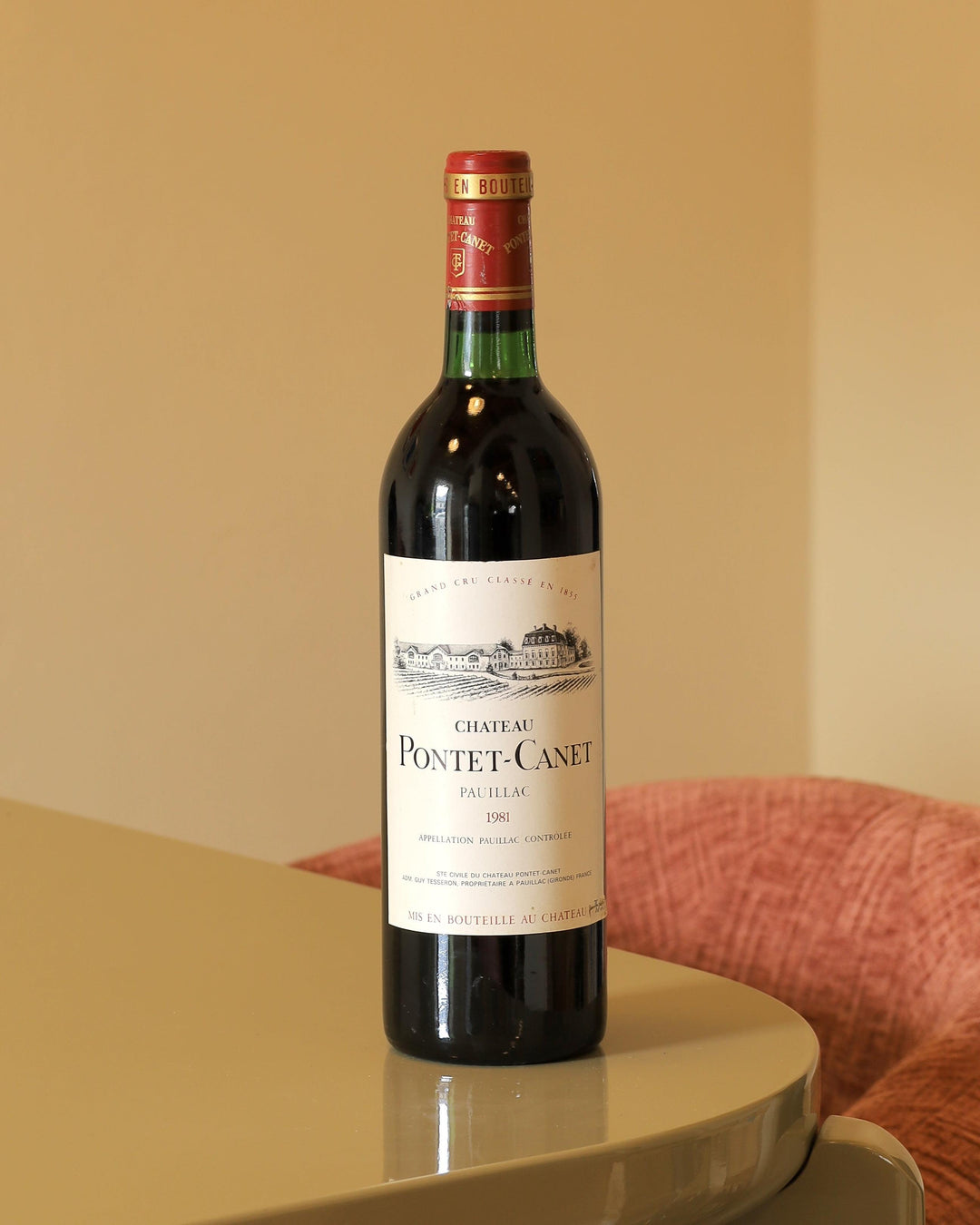 Chateau Pontet-Canet  Pauillac Rouge 1981 AOC 0,75l Bottle