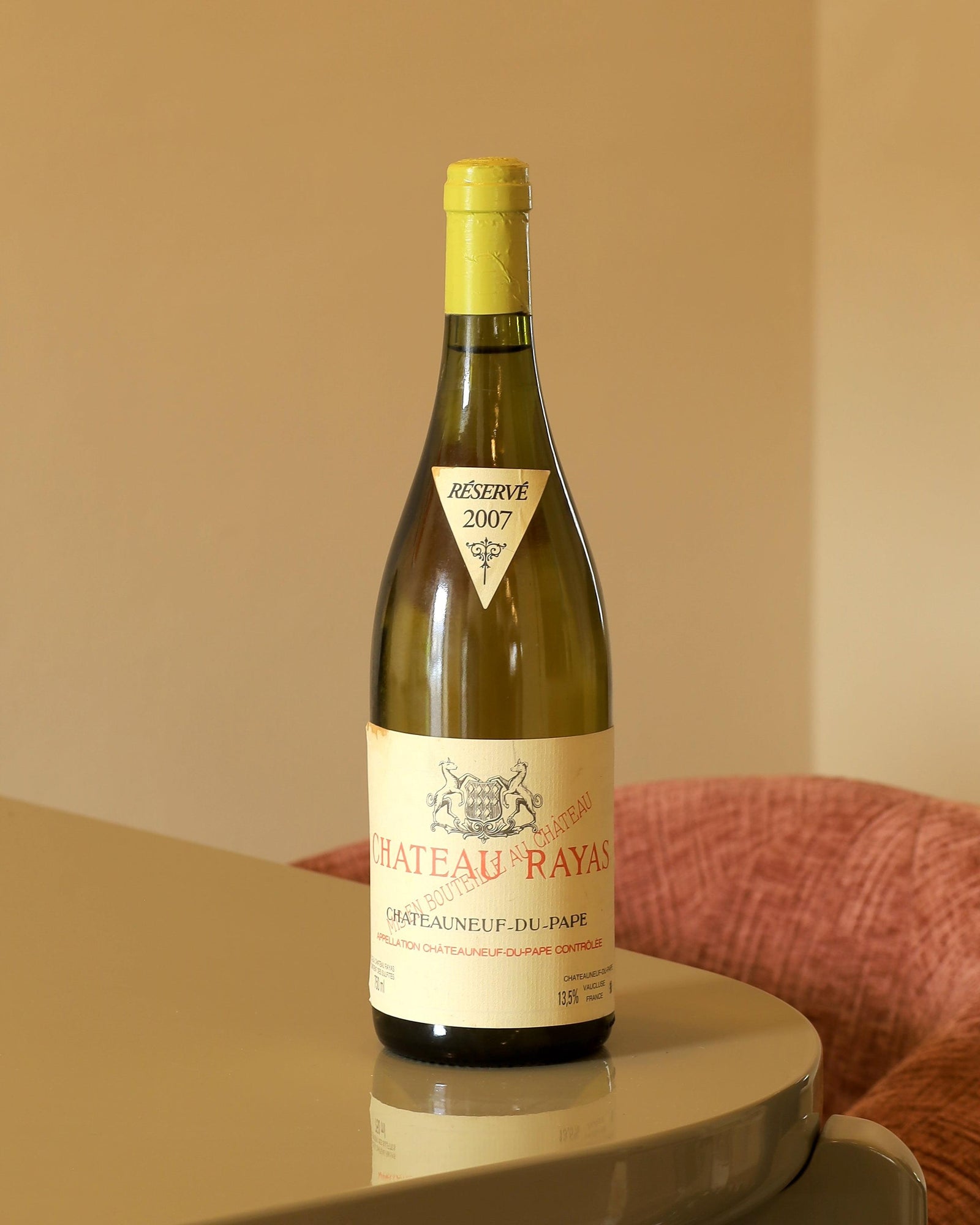 Chateau Rayas Chateneuf du Pape Blanc 2007 AOC 0,75l Bottle