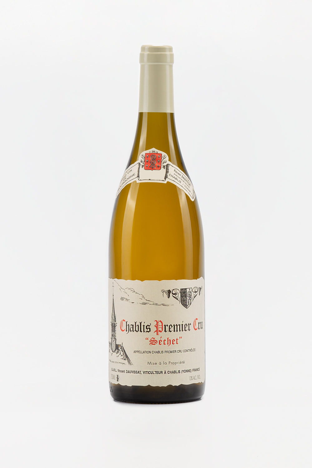 Vincent Dauvissat 1er Cru Sechet Chablis 2019 AOC 0,75 l