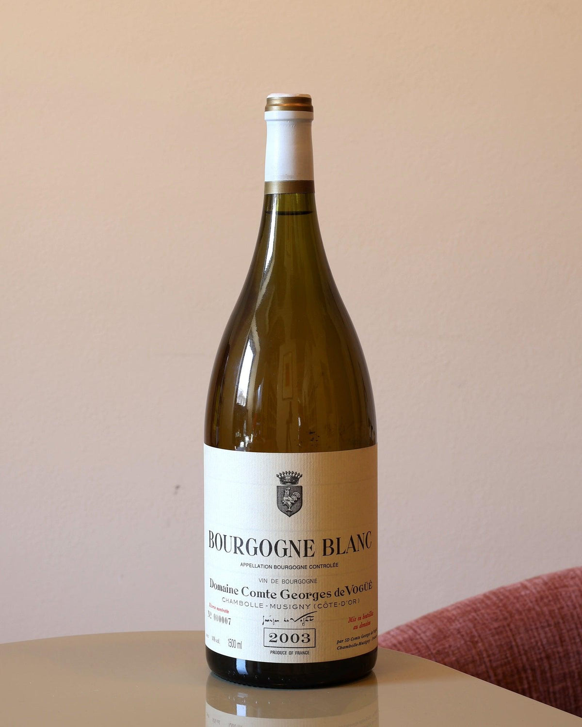 Domaine Comte Georges de Vogue Bourgogne Blanc 2003 AOC 1,5l