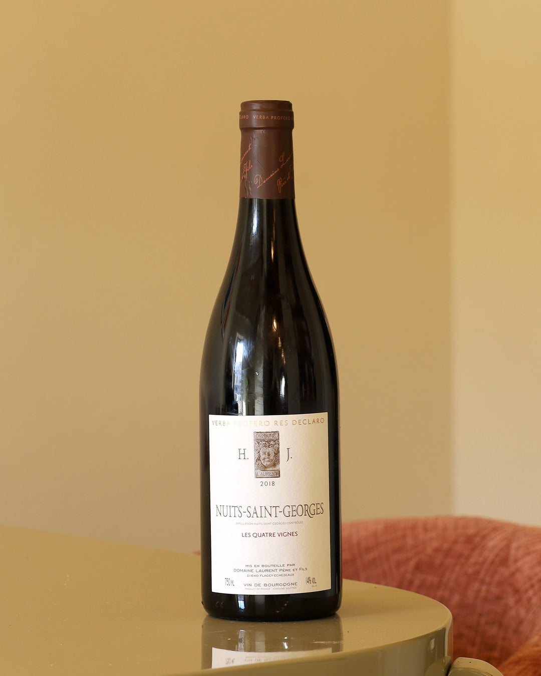 Domaine Laurent Pere & Fils Nuits-Saint-Georres Les Quatre Vigne 2018 AOC 0,75l Bottle