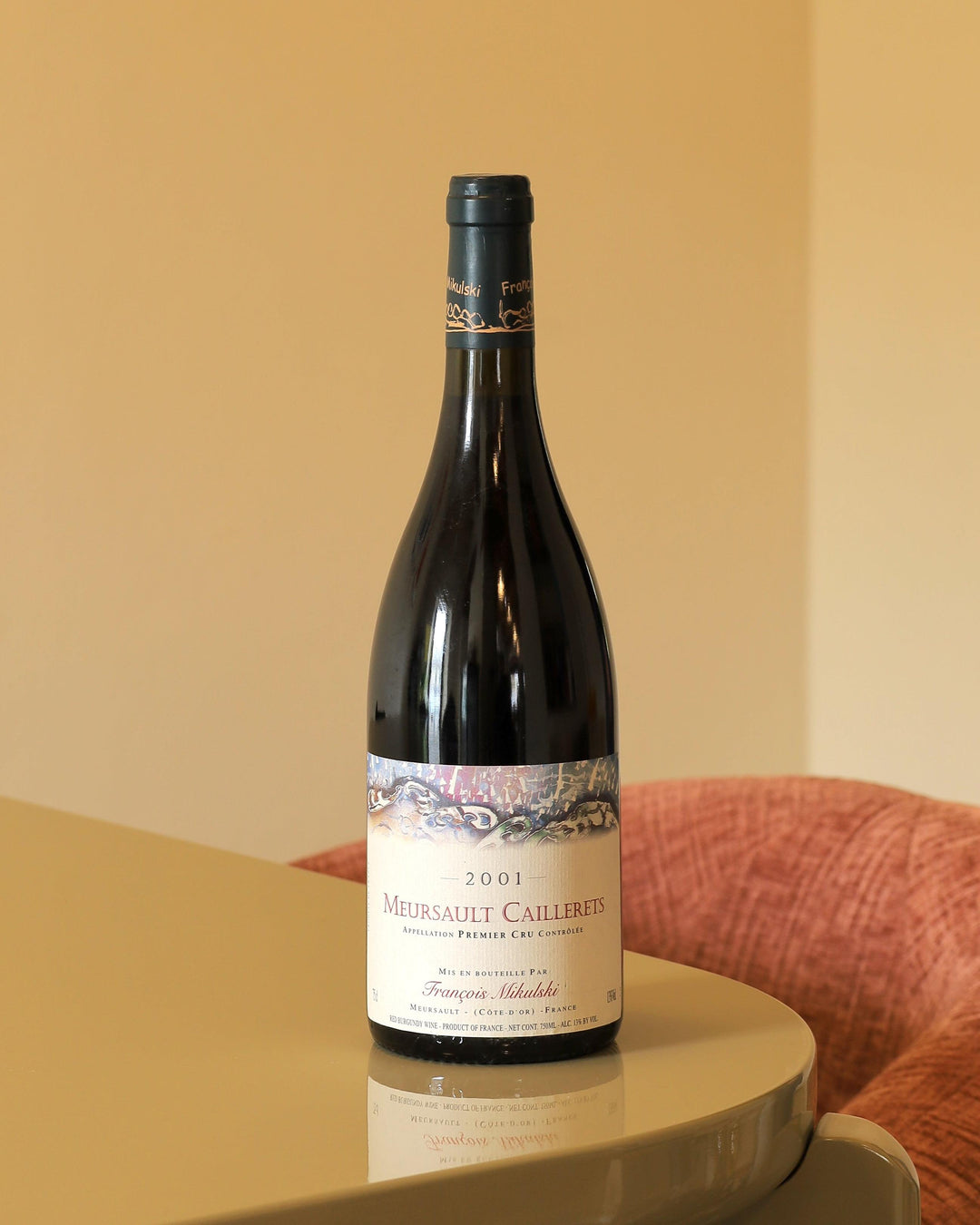 Domaine Mikulski 1er Cru Meursault Caillerets Rouge 2001 AOC 0,75l Bottle