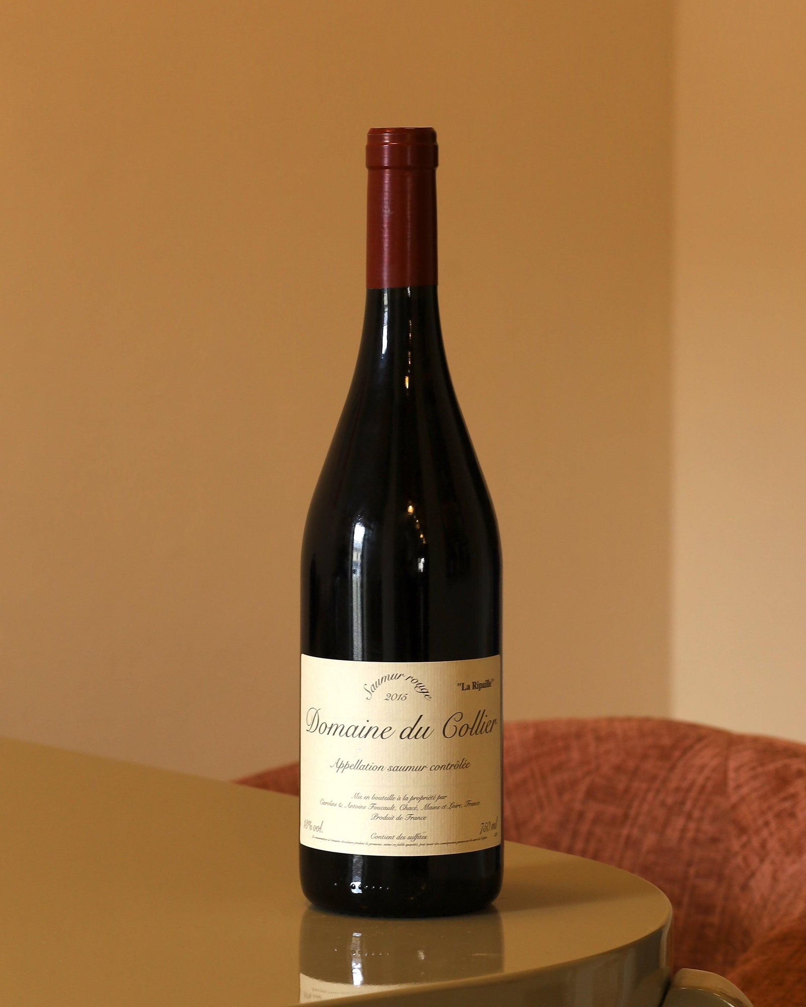 Domaine du Collier Saumur Rouge La Ripaille 2015 AOC 0,75l Bottle