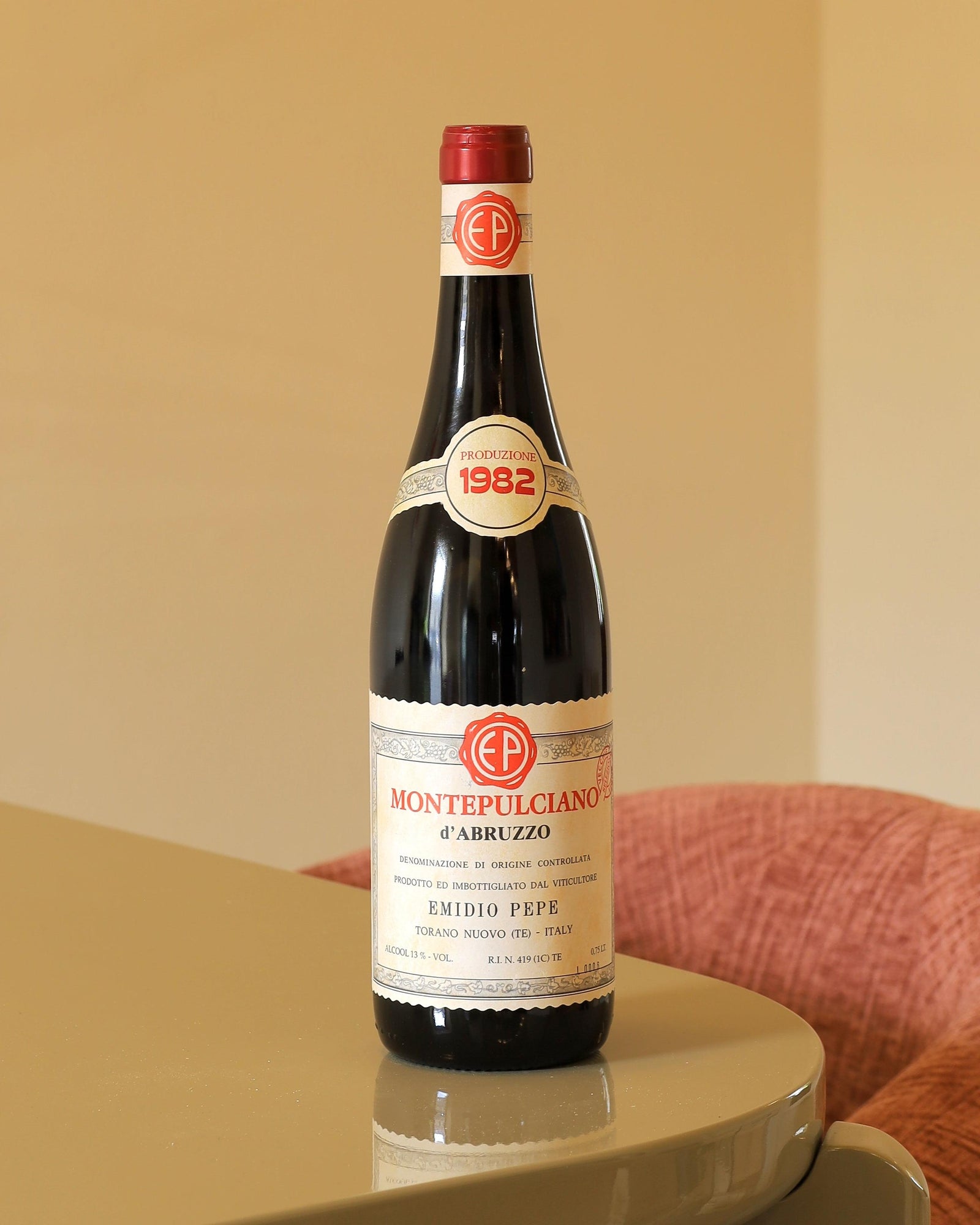 Emidio Pepe Montepulciano d'Abruzzo 1982 DOC 0,75l Bottle