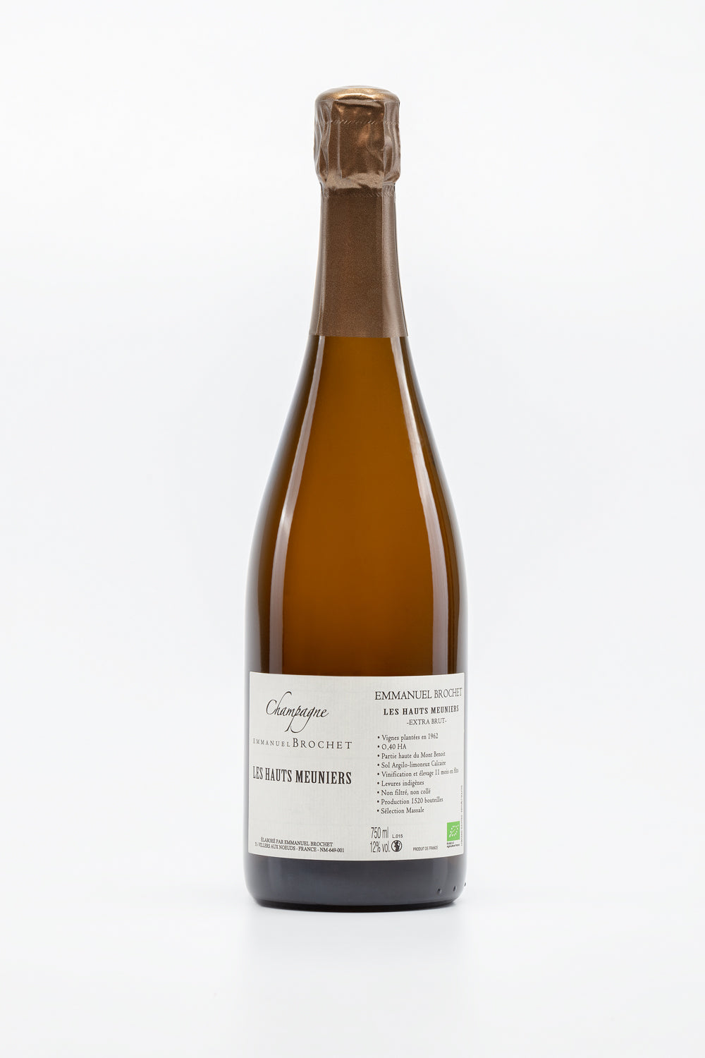 Emmauel Brochet Les Hautes Meuniers 2010 AOC 0.75l