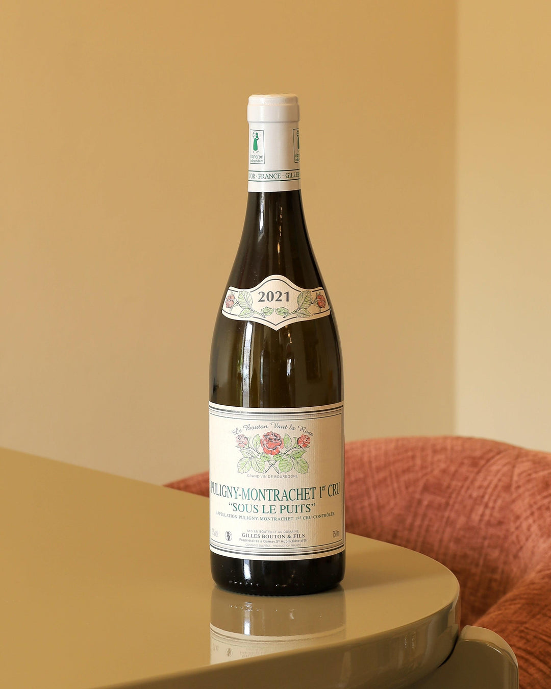 Gilles Bouton Puligny-Montrachet Premier Cru Sous les Pouits  2021 AOC 0,75l Bottle