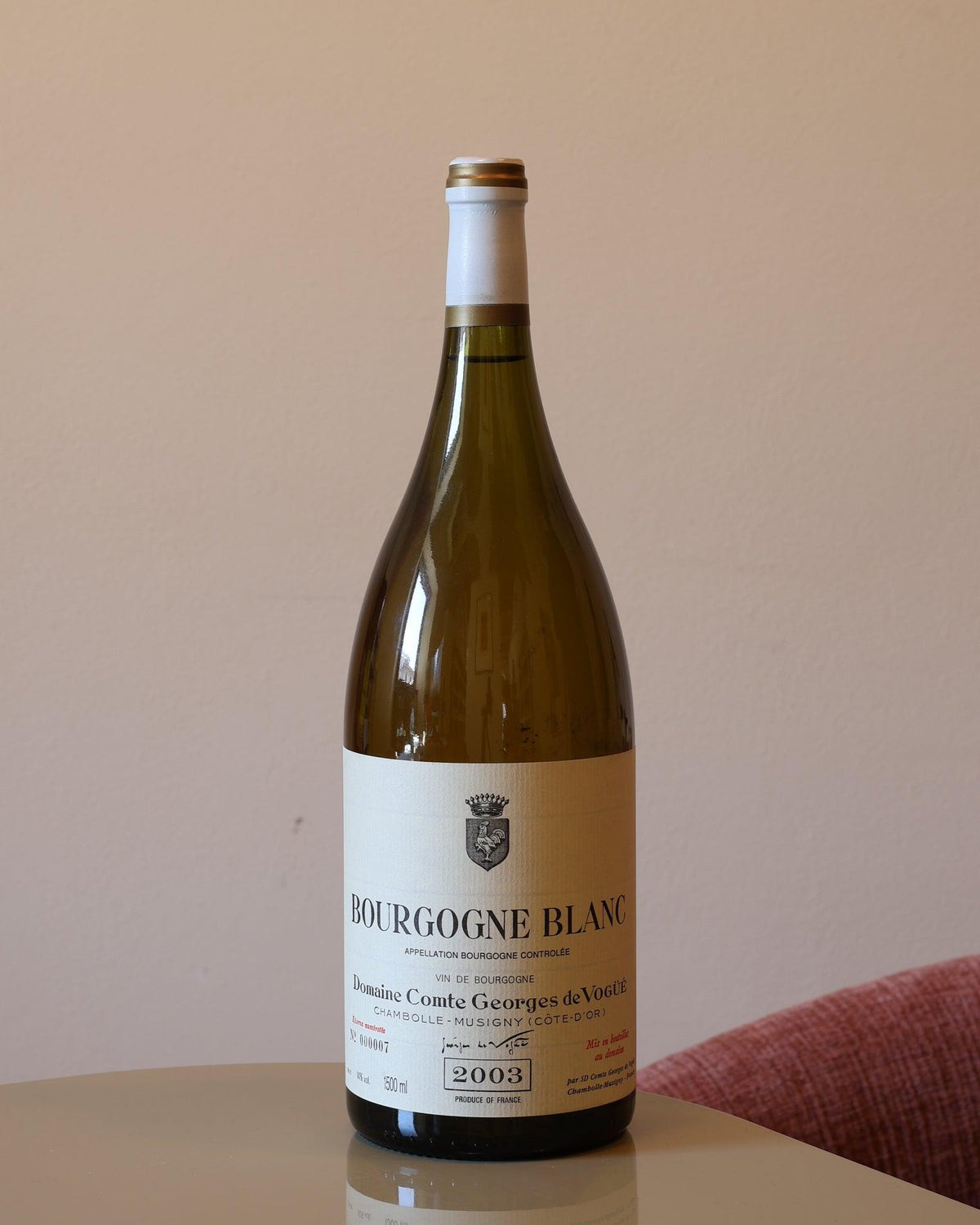 Domaine Comte Georges de Vogue Bourgogne Blanc 2003 AOC 1,5l