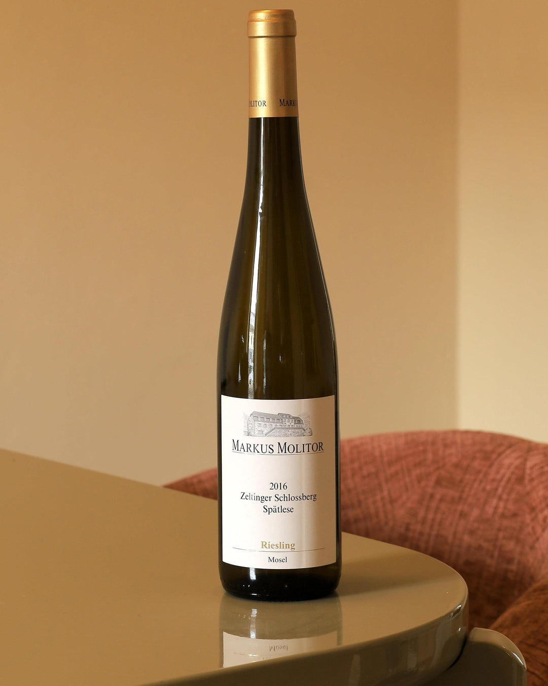 Markus Molitor Zeltinger Schlossberg Riesling Spatlese Goldkapsel 2016 0,75l Bottle