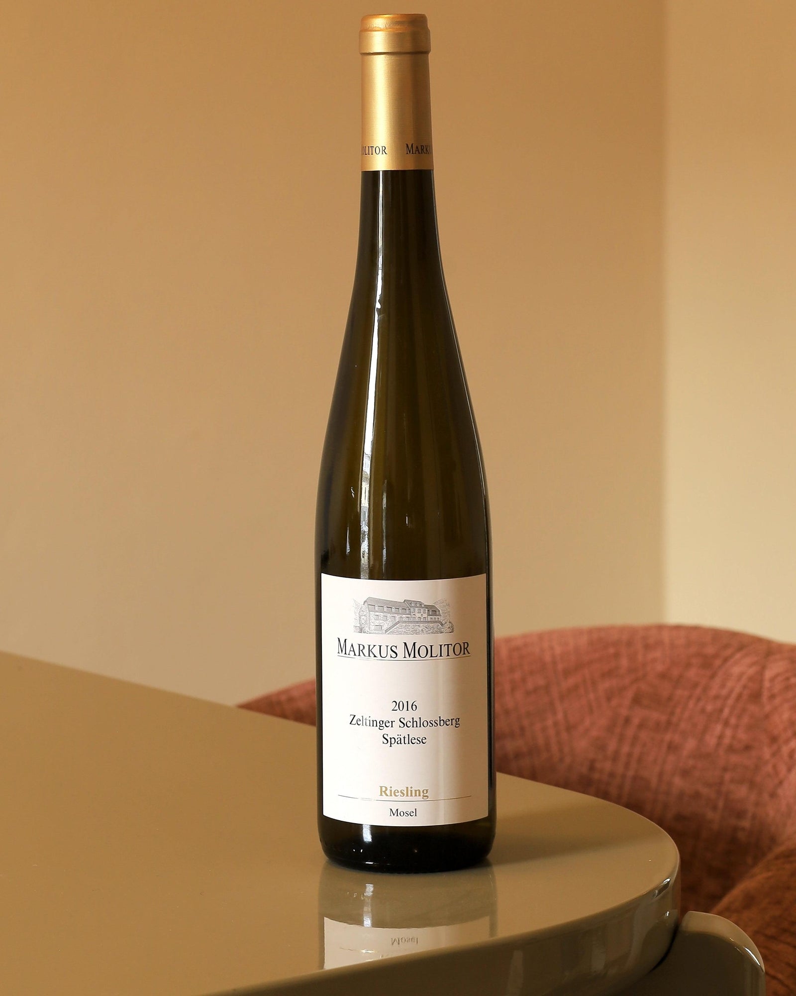Markus Molitor Zeltinger Schlossberg Riesling Spatlese Goldkapsel 2016 0,75l Bottle