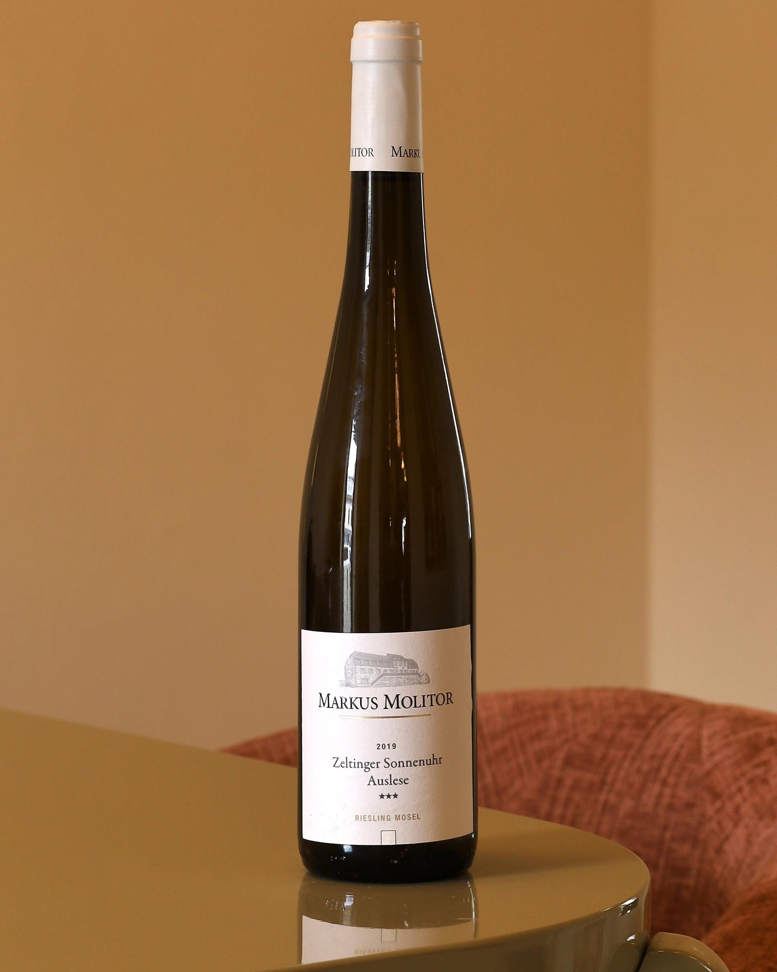 Markus Molitor Zeltinger Sonnenuhr Auslese *** White Cap 2019 0,75l Bottle