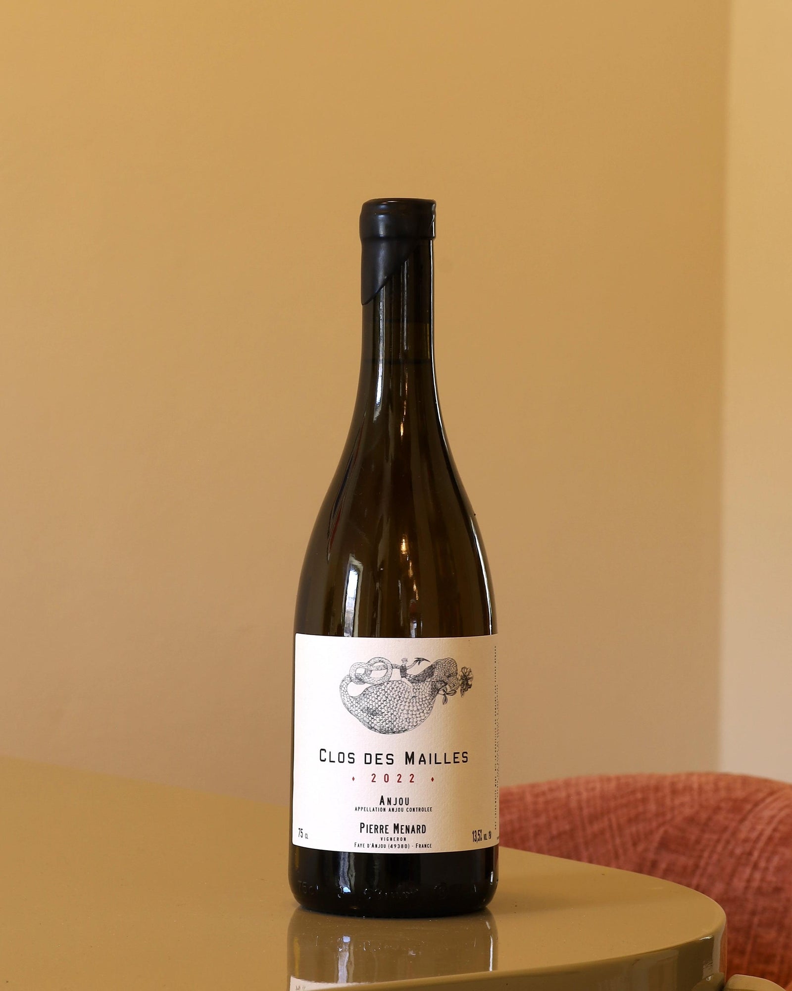 Pierre Menard Anjou Le Clos des Mailles Blanc 2022 AOC 0,75l Bottle
