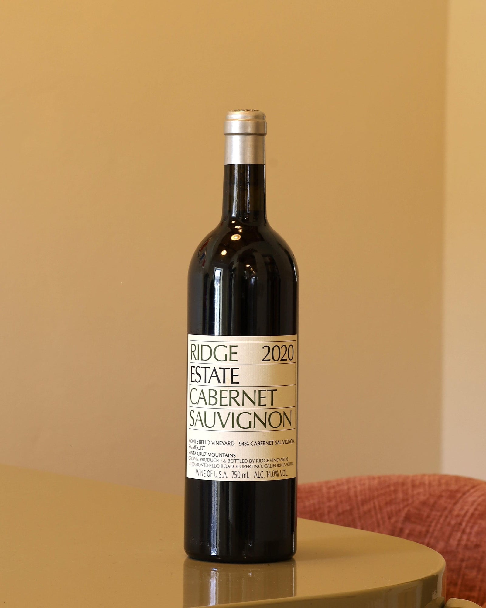 Ridge Wineyards Cabernet Sauvignon 2020 0,75l Bottle