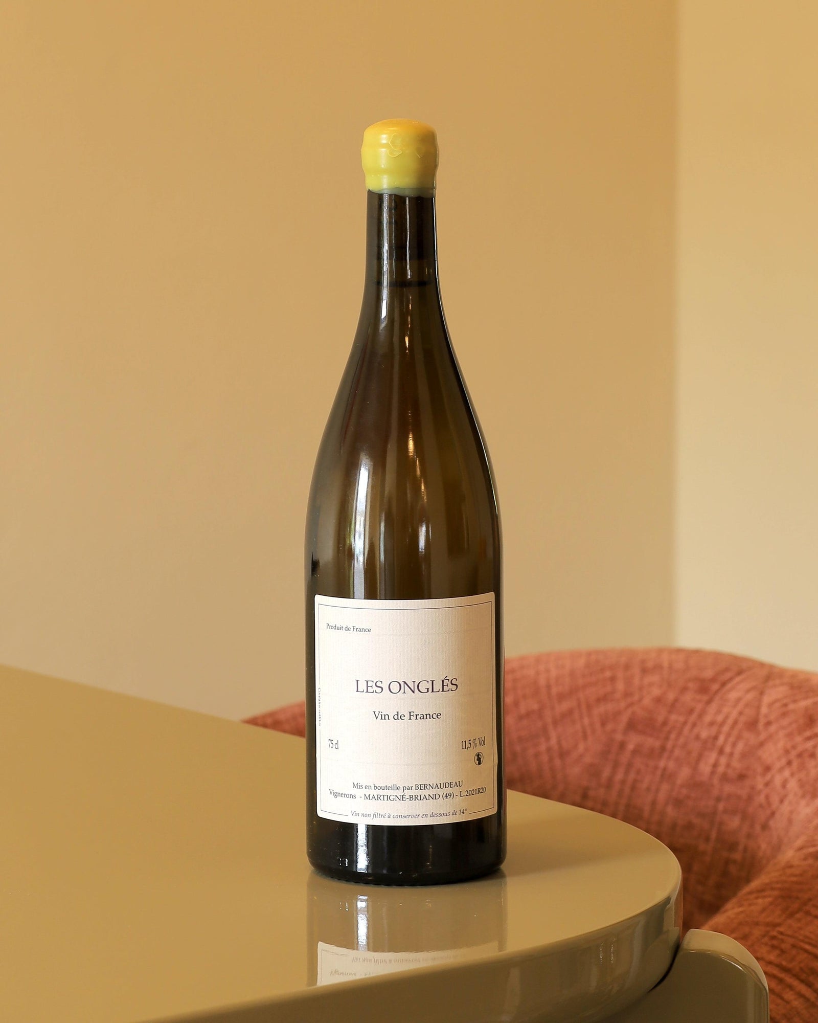 Stephane Bernadeau Les Ongles 2018 AOC 0,75l Bottle