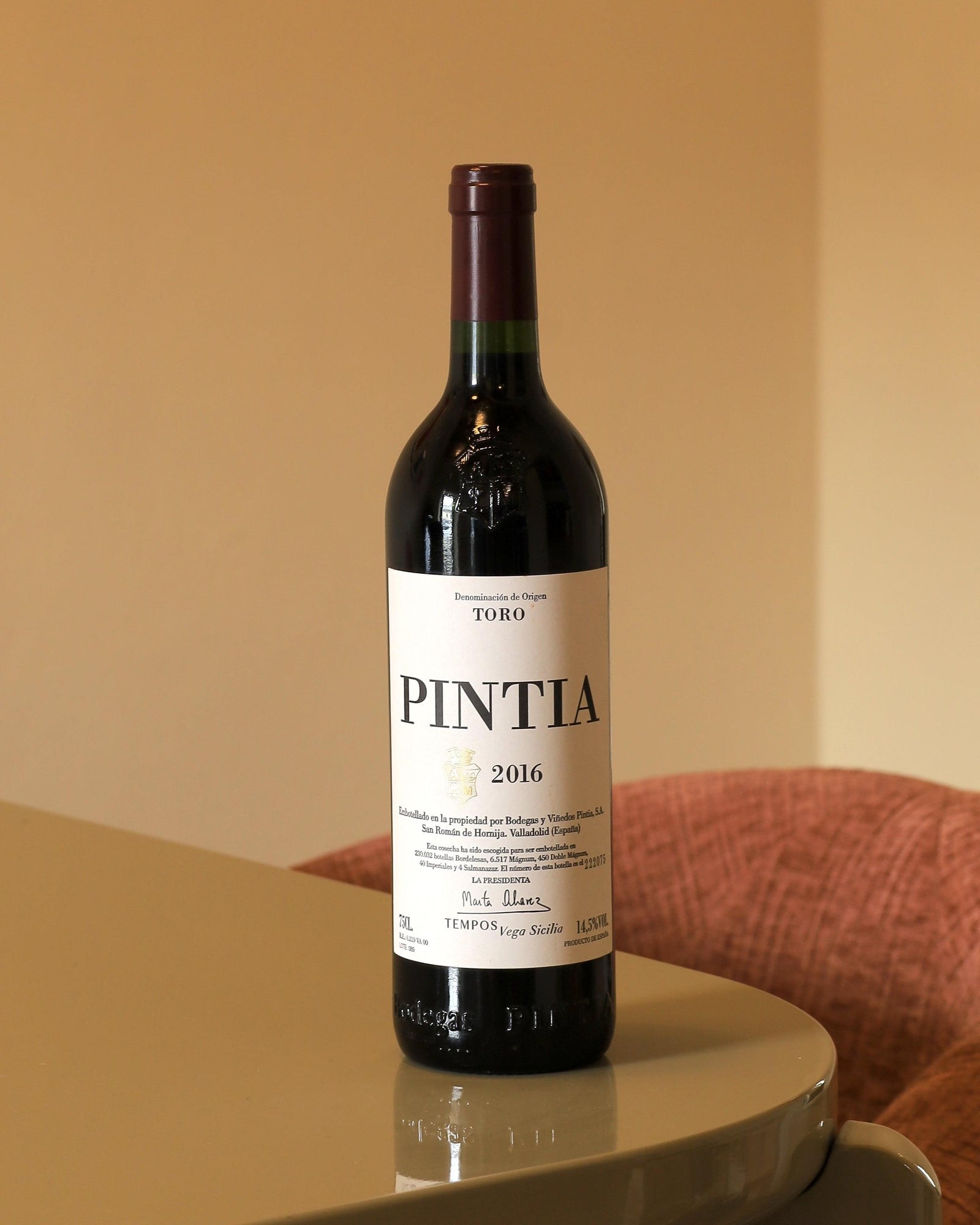 Vega Sicilia Pintia 2016 0,75l Bottle